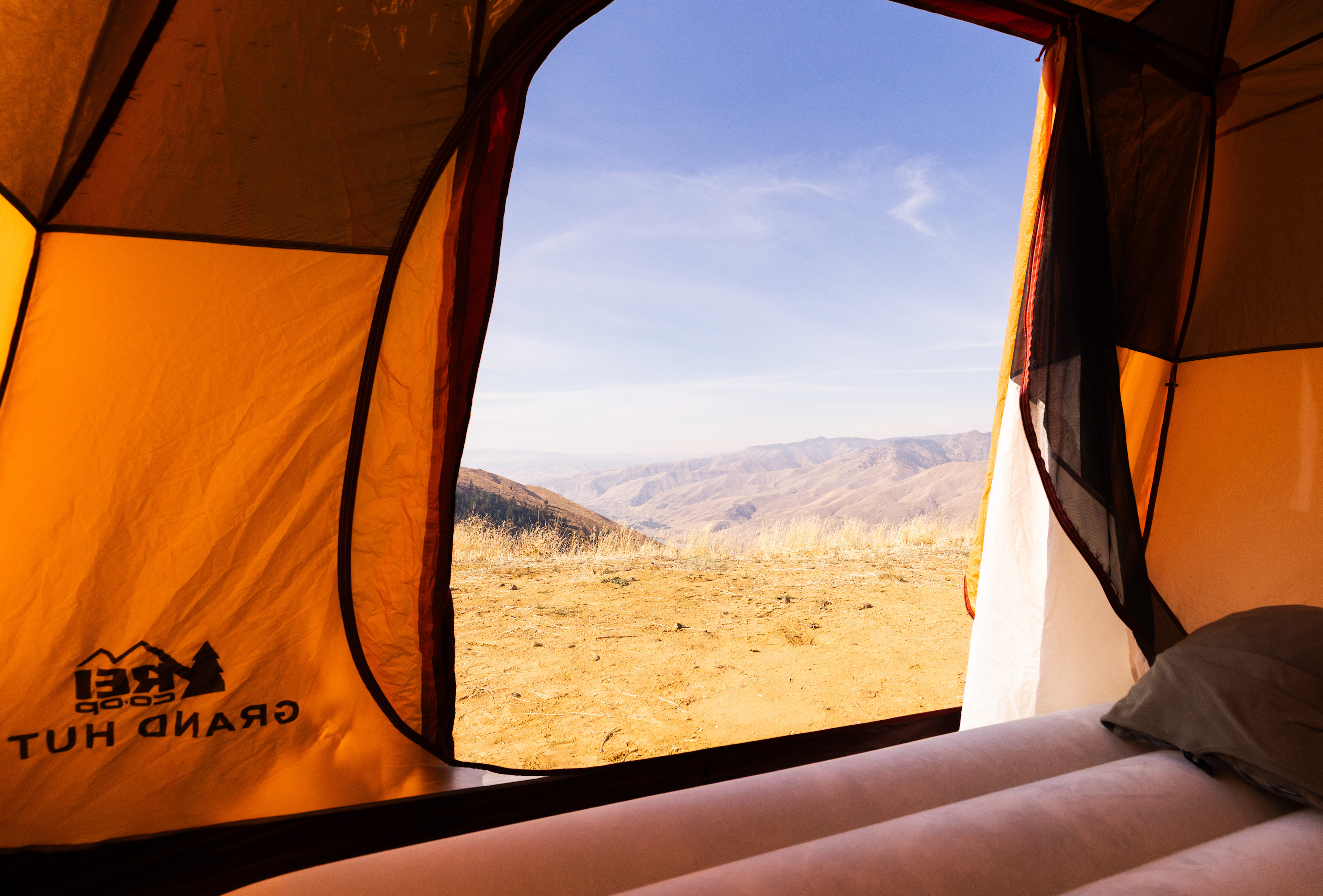 Amazing views right from our tent
