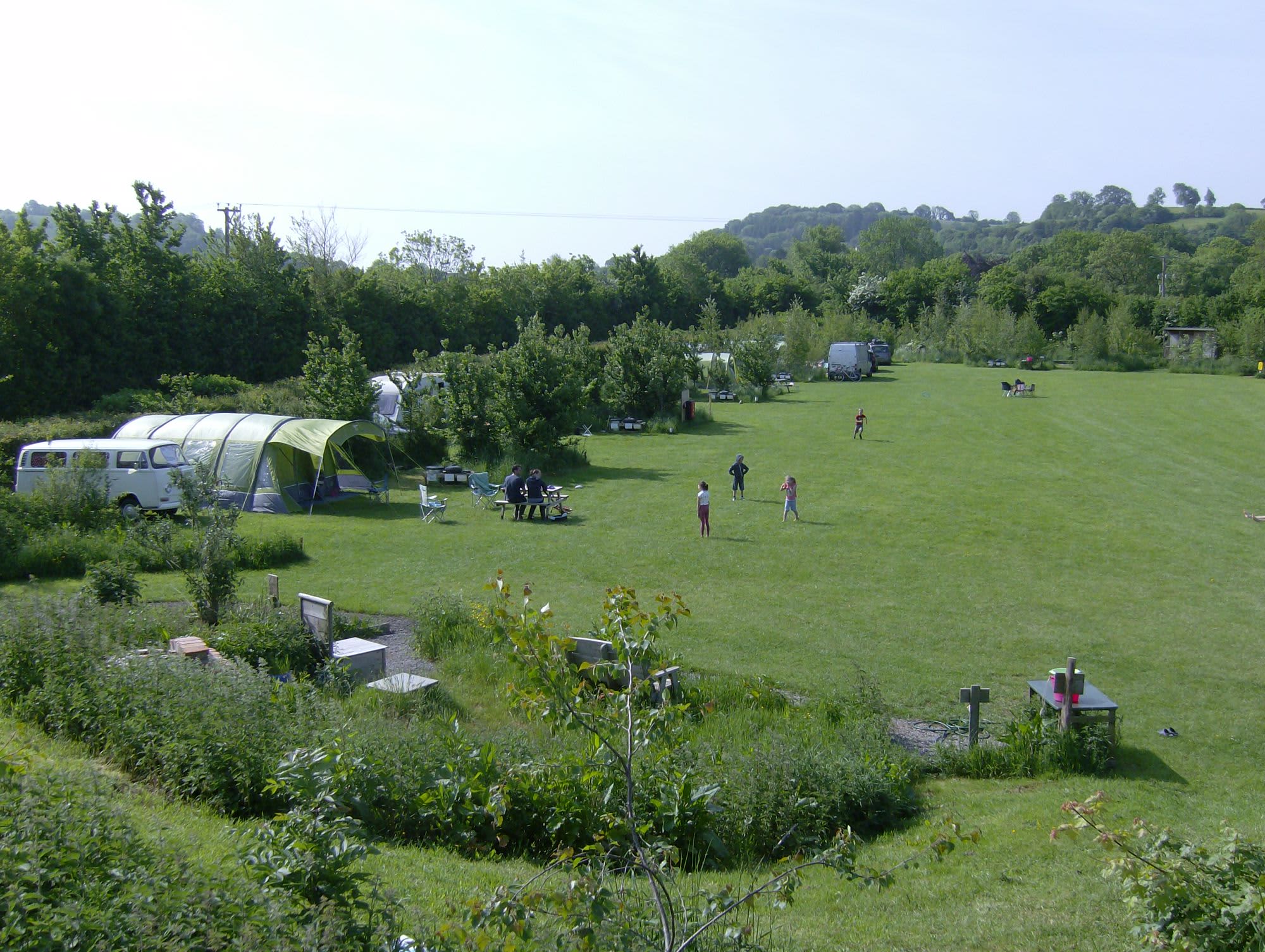 Wookey Farm Campsite: Eco-friendly, campfire-friendly, family-friendly camping on the farm – plus Somerset's famous Wookey Hole caves on the doorstep.