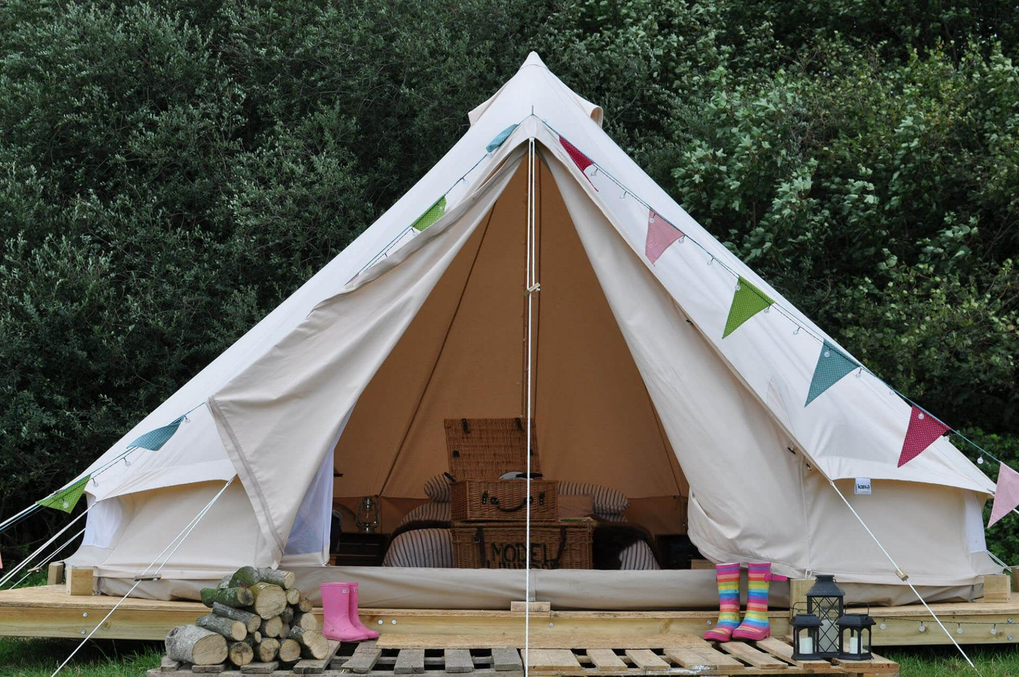 Goldhill Glamping, Shaftesbury, Dorset.
