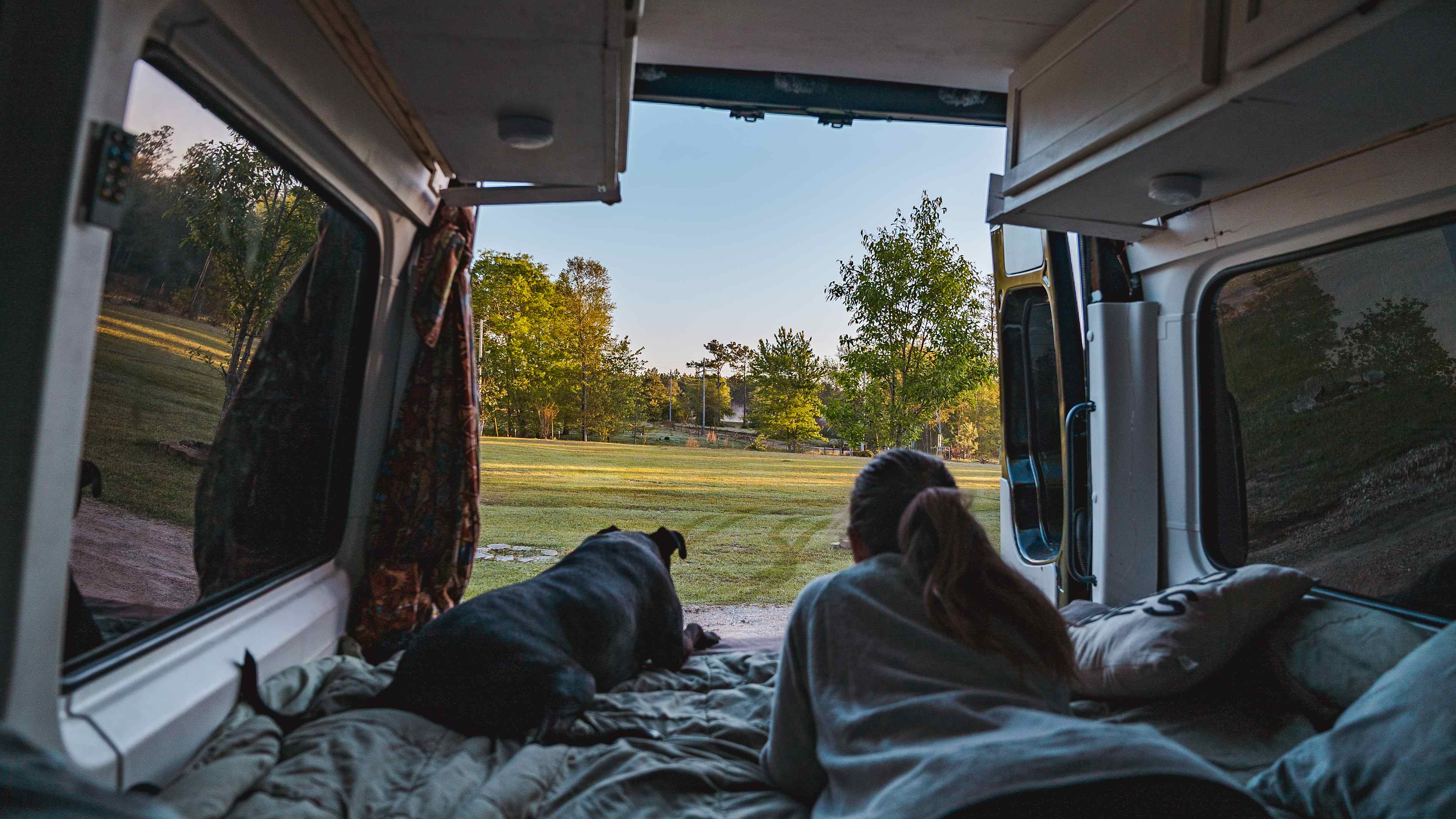 Our van views