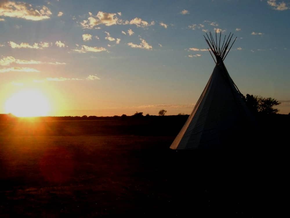 Sunset at Camp Tonkawa