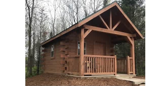 Amish Log Cabin