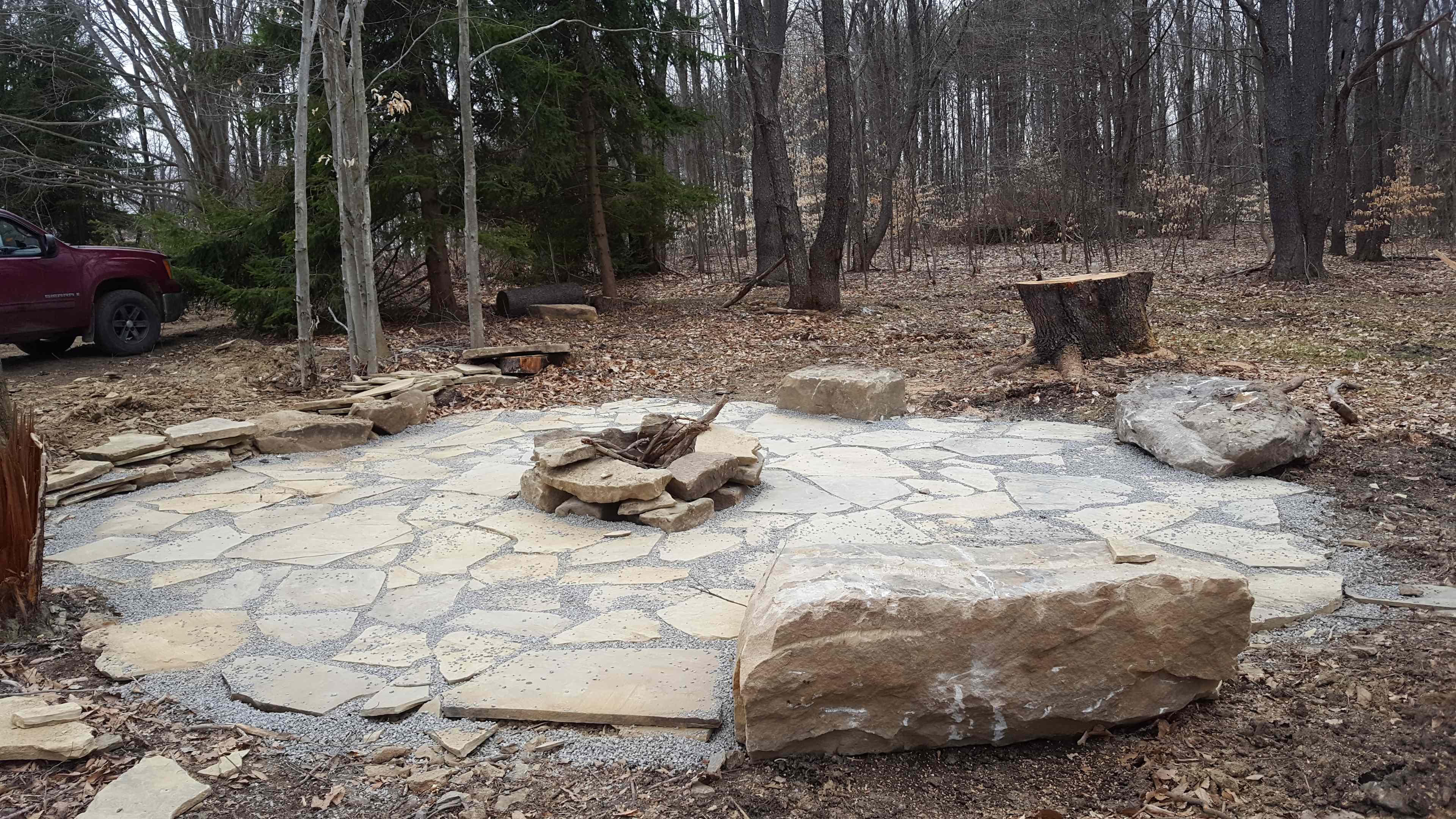 Site 2 fire pit