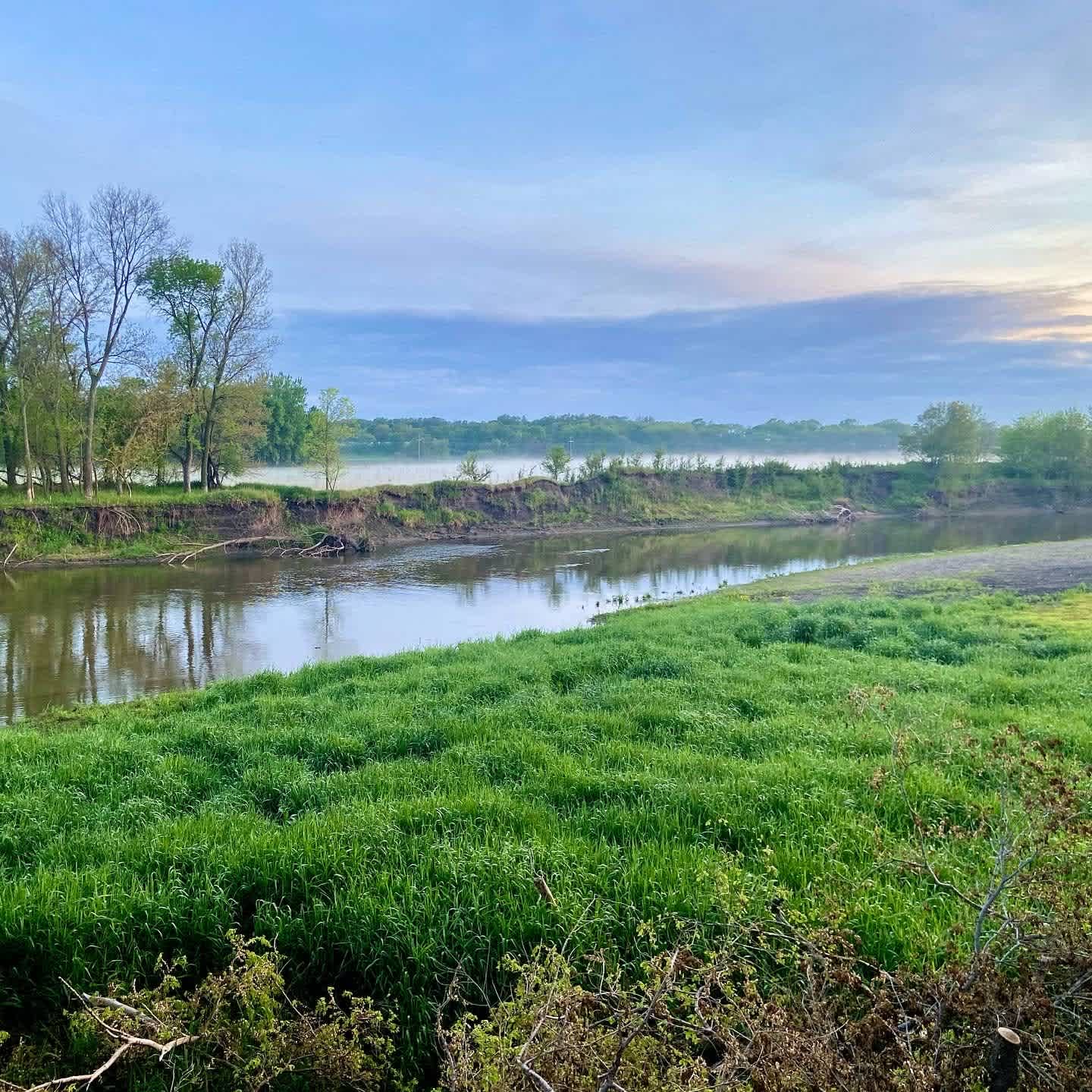 Tent camping on the Raccoon River