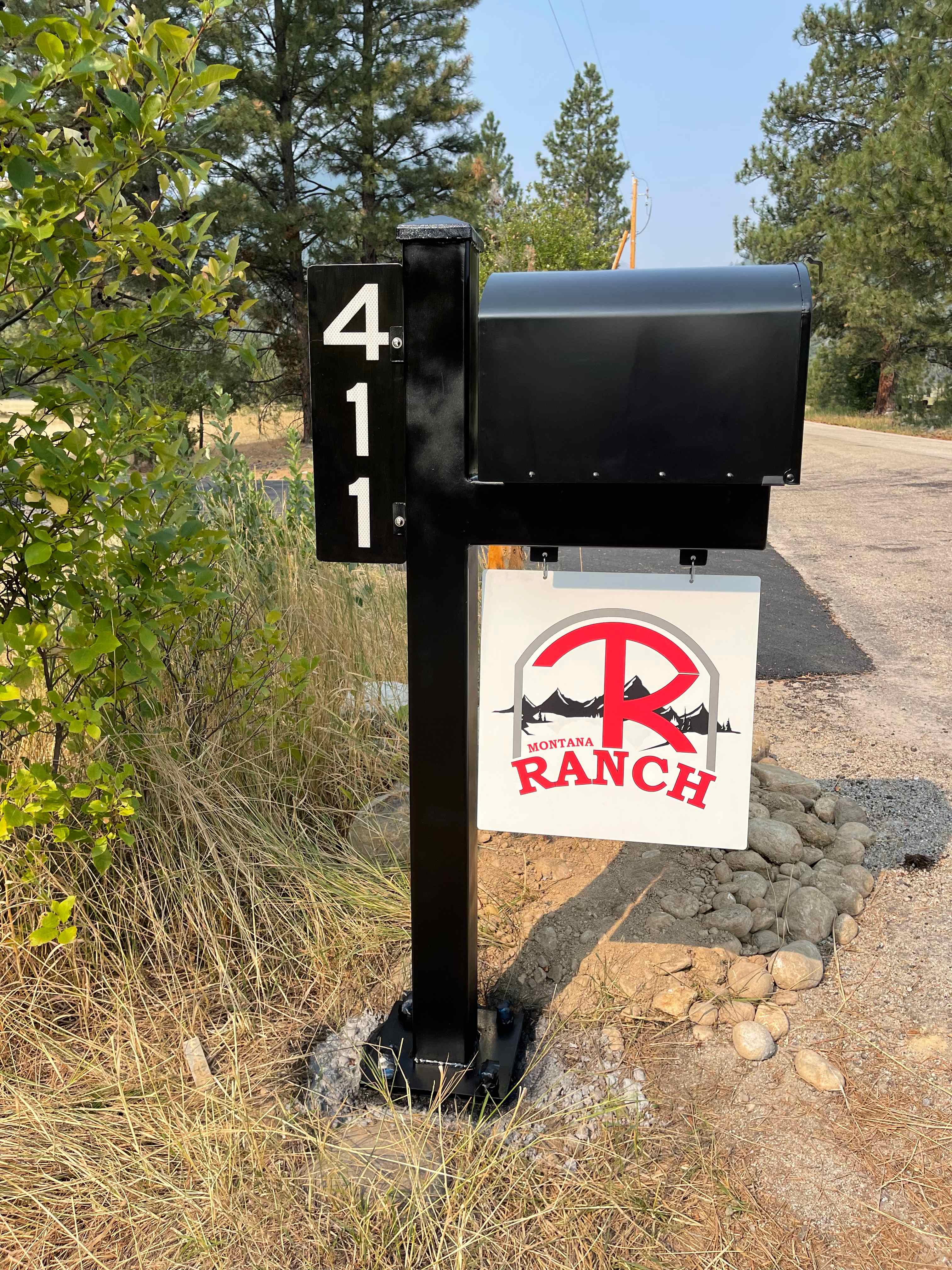 Entrance to the ranch.  You can't miss it.