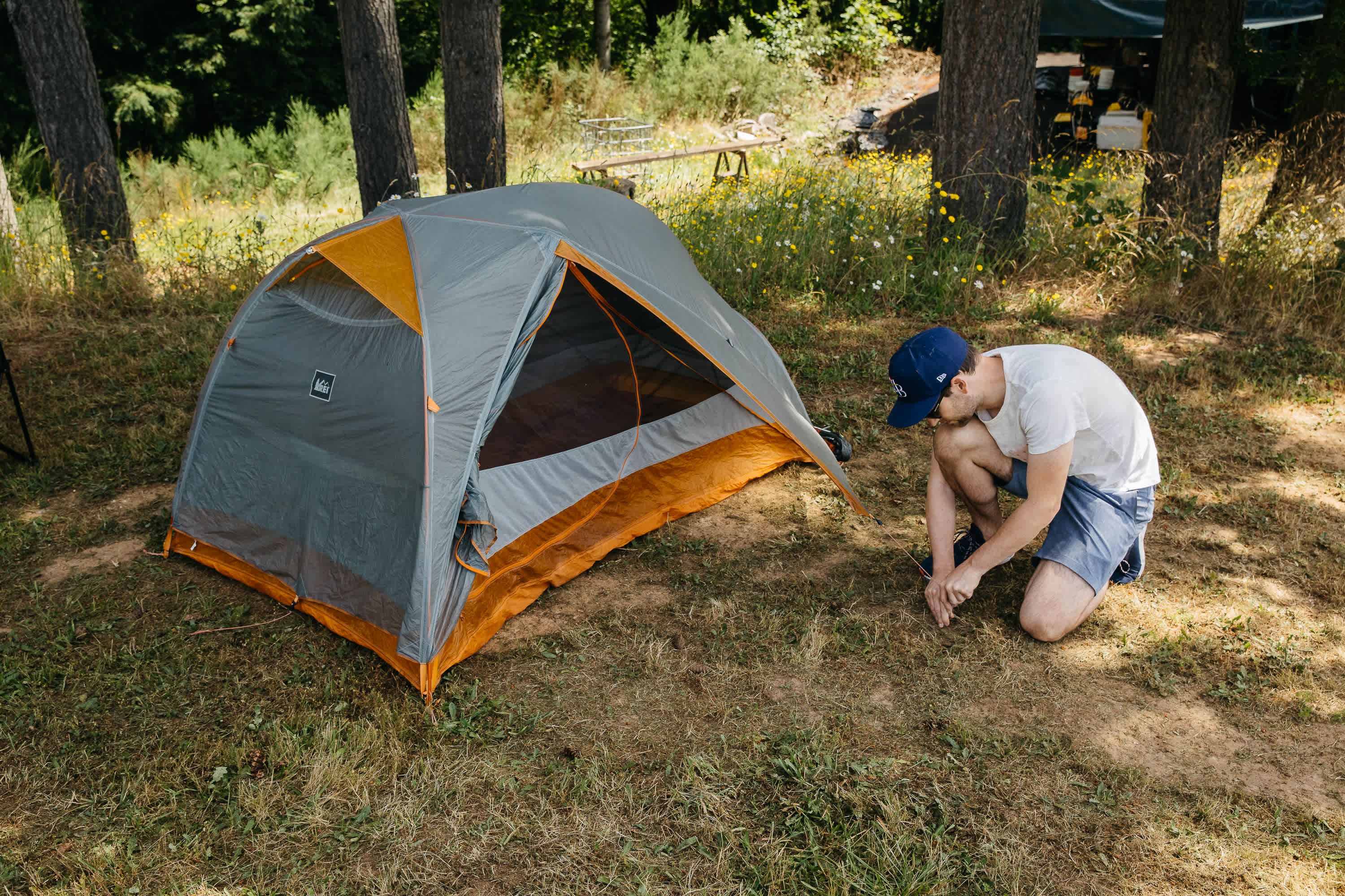 There is plenty of space for multiple tents