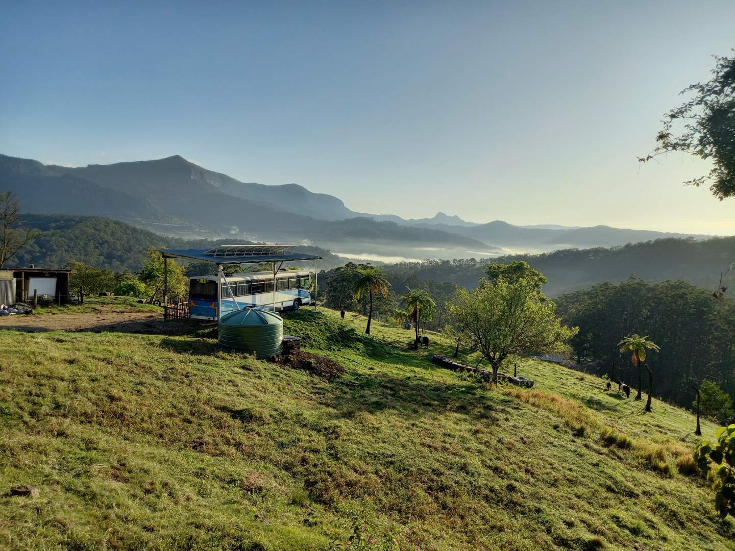 Top of the valley at The Hopkins Heights Bus