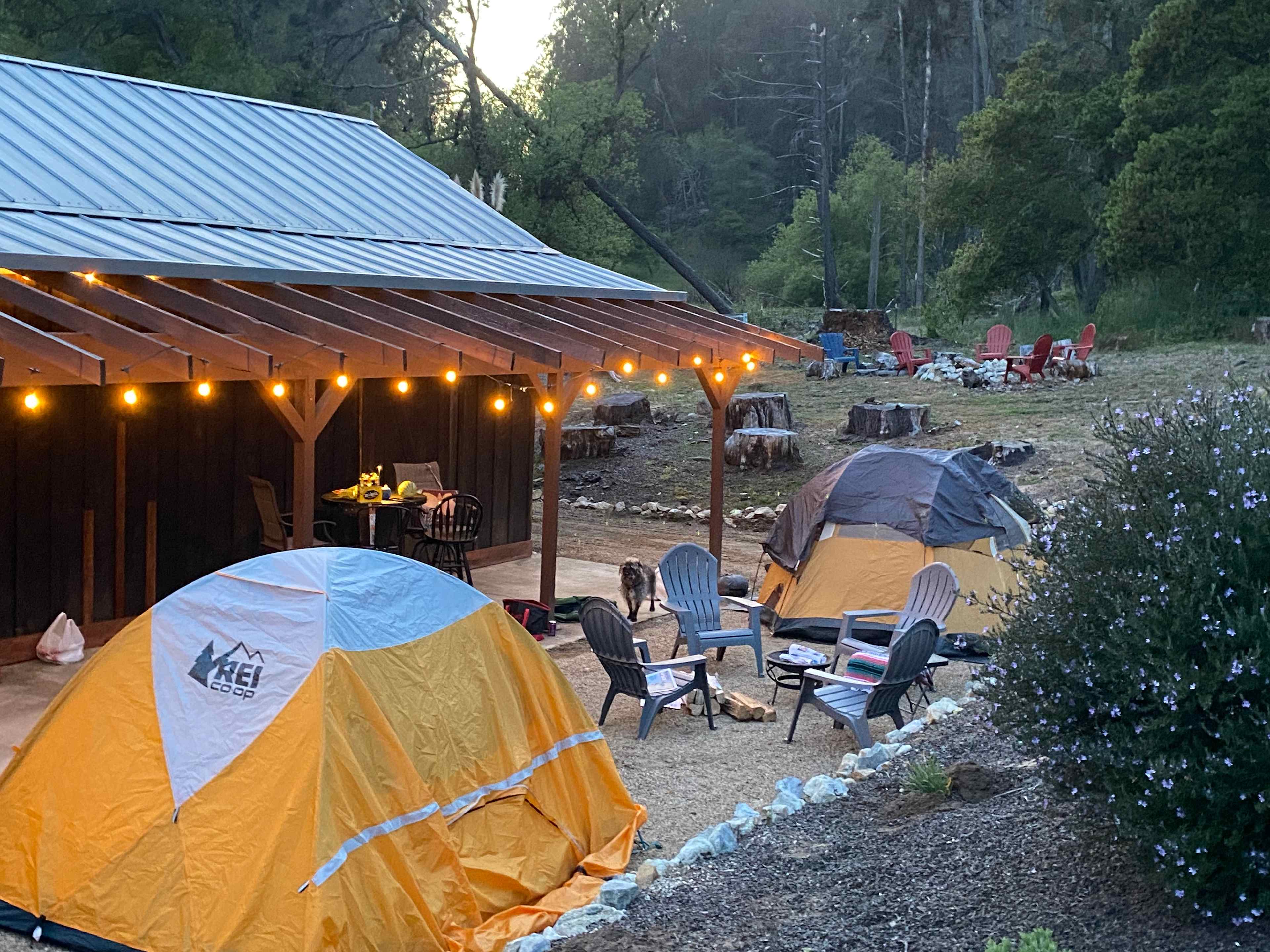 Campground side of the barn
