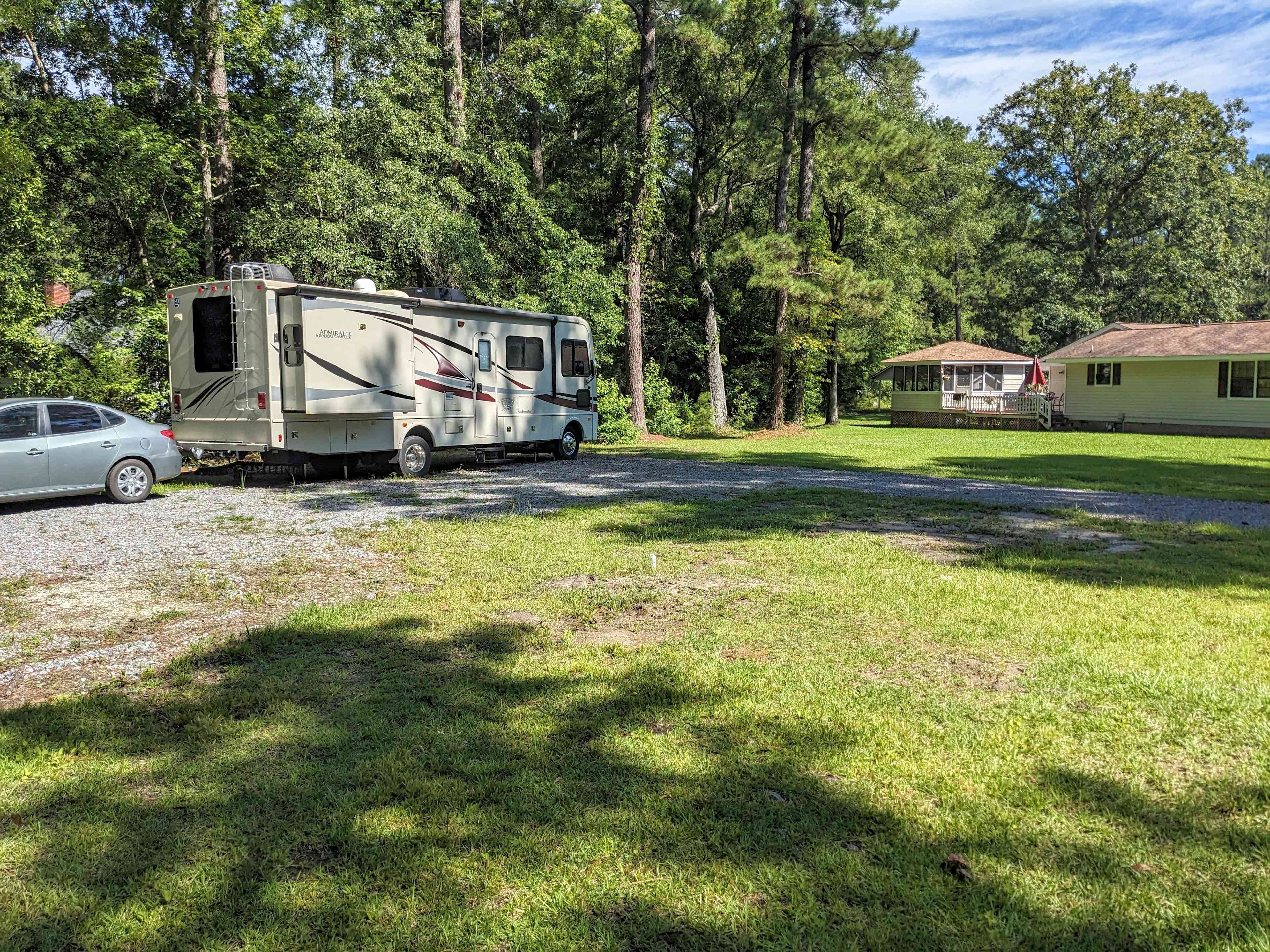 spot separate from main house, providing privacy