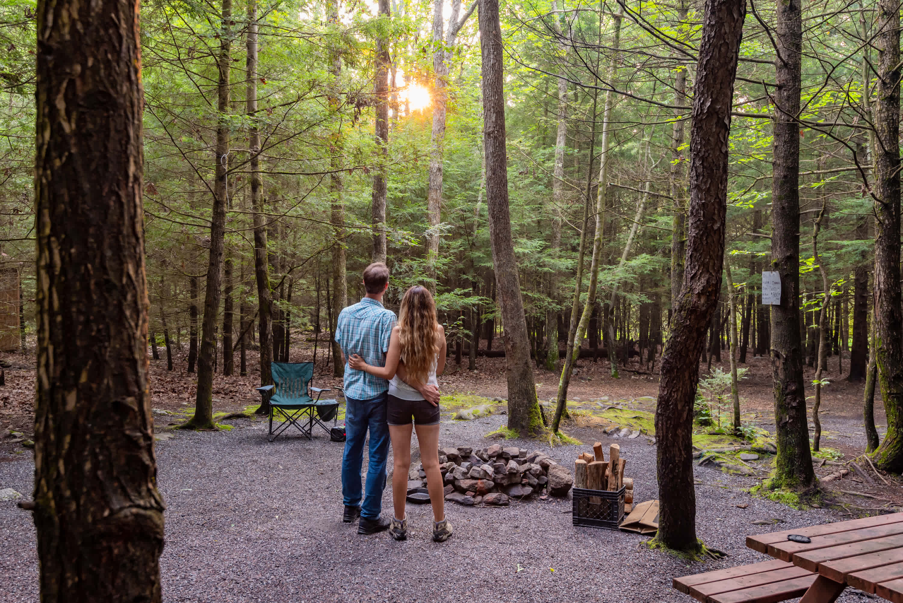Sunsets through the trees were epic!