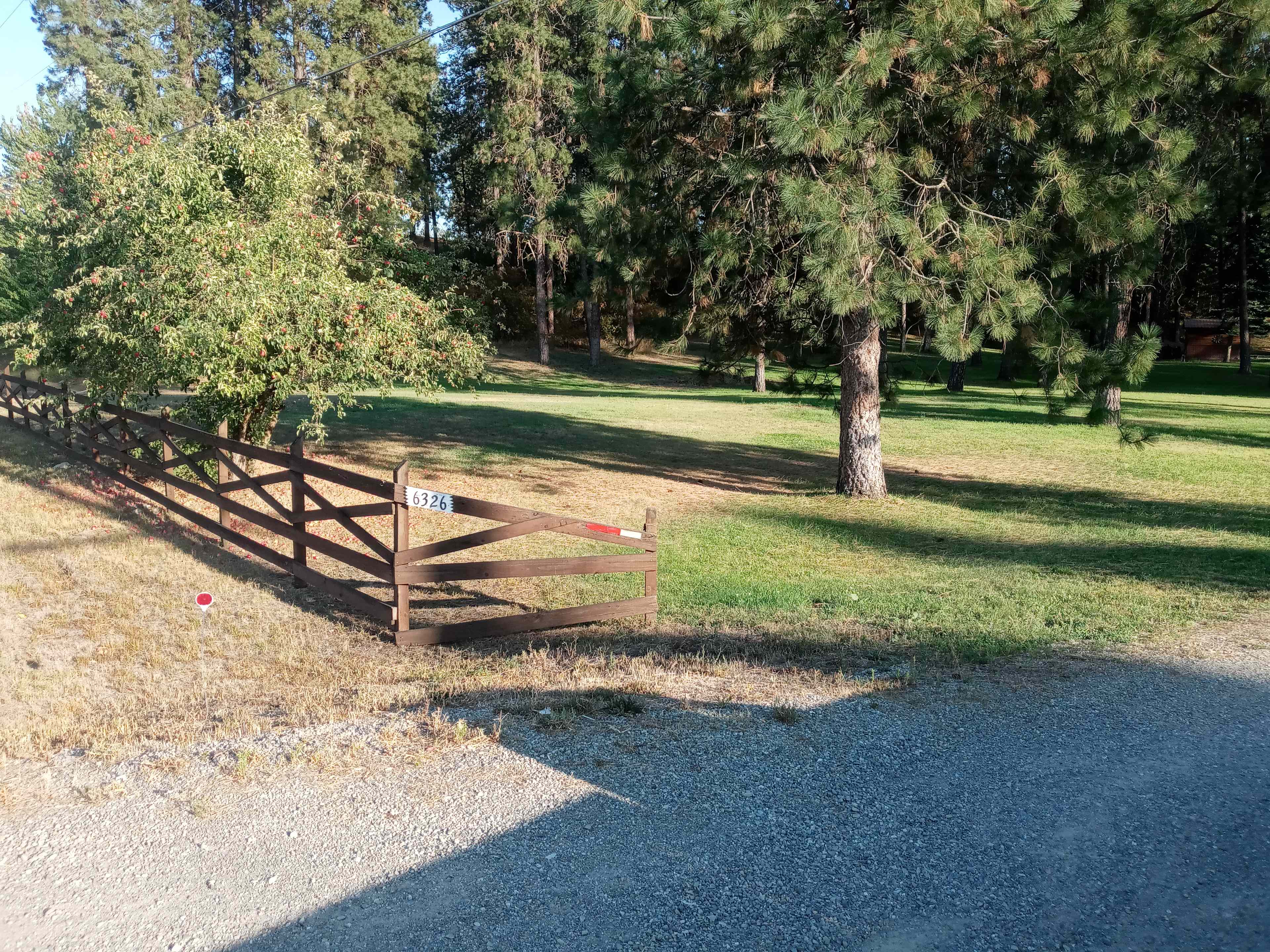 Driveway entrance