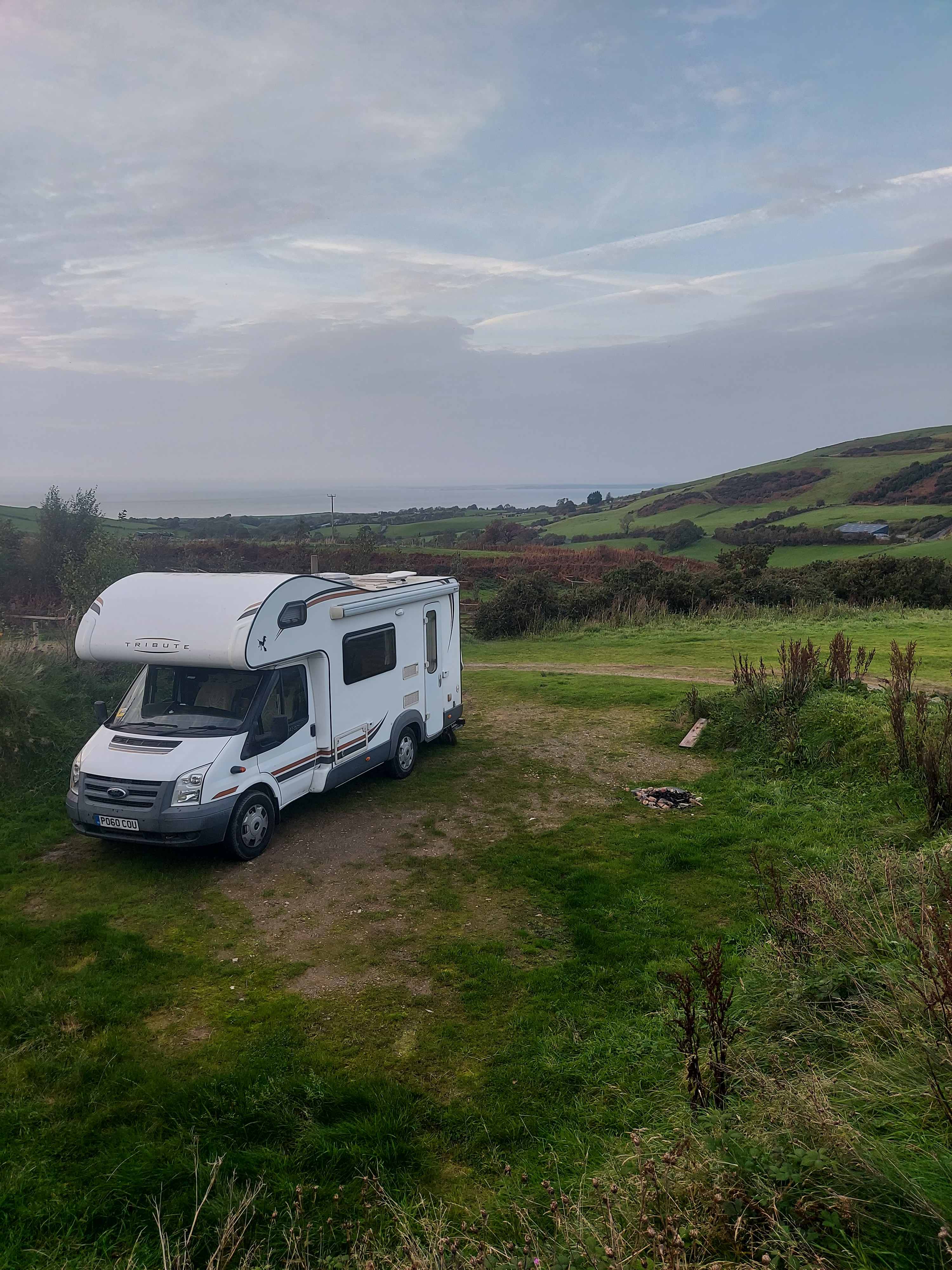 Great views from motorhome bay
