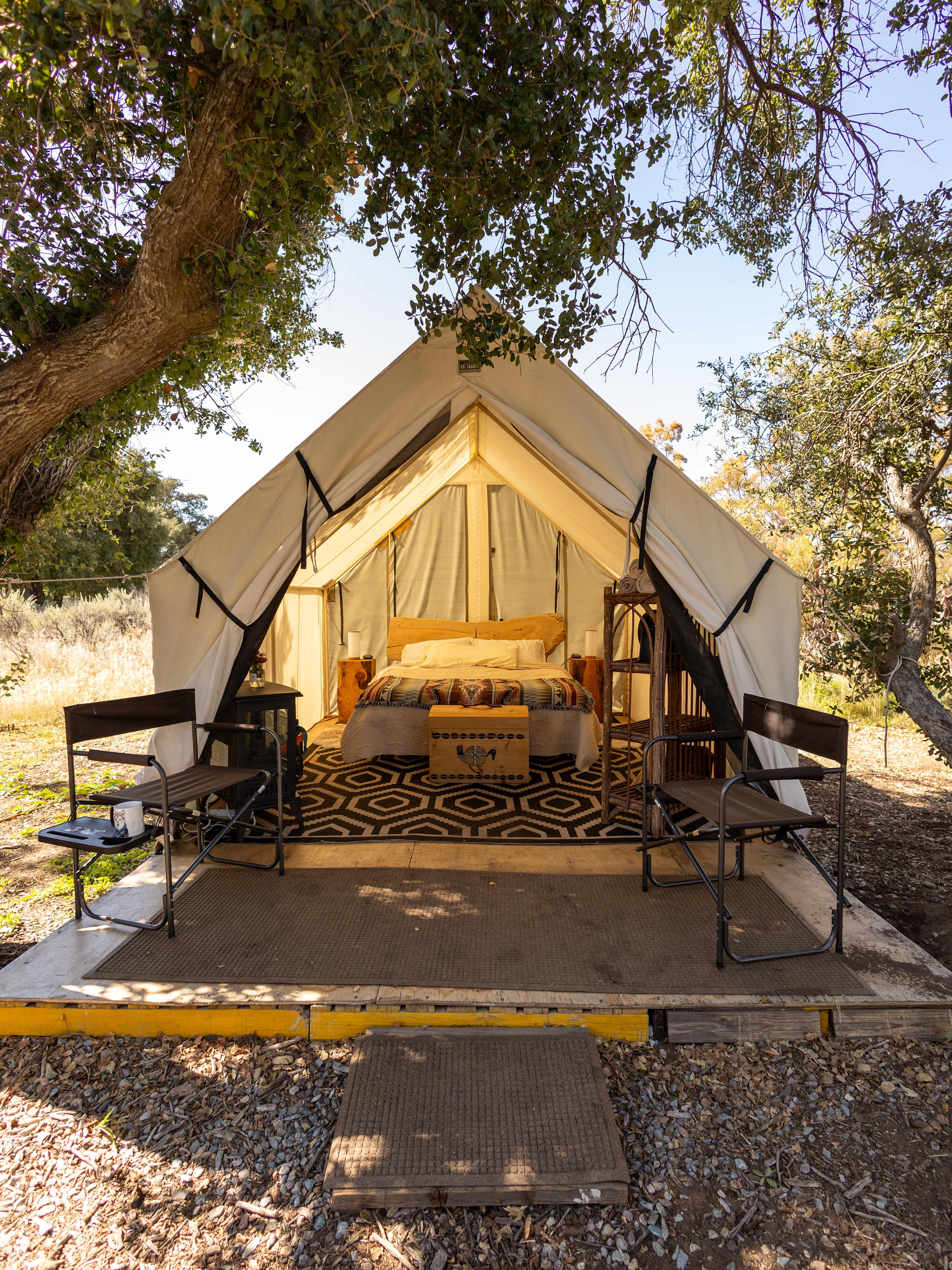 Glamping tent