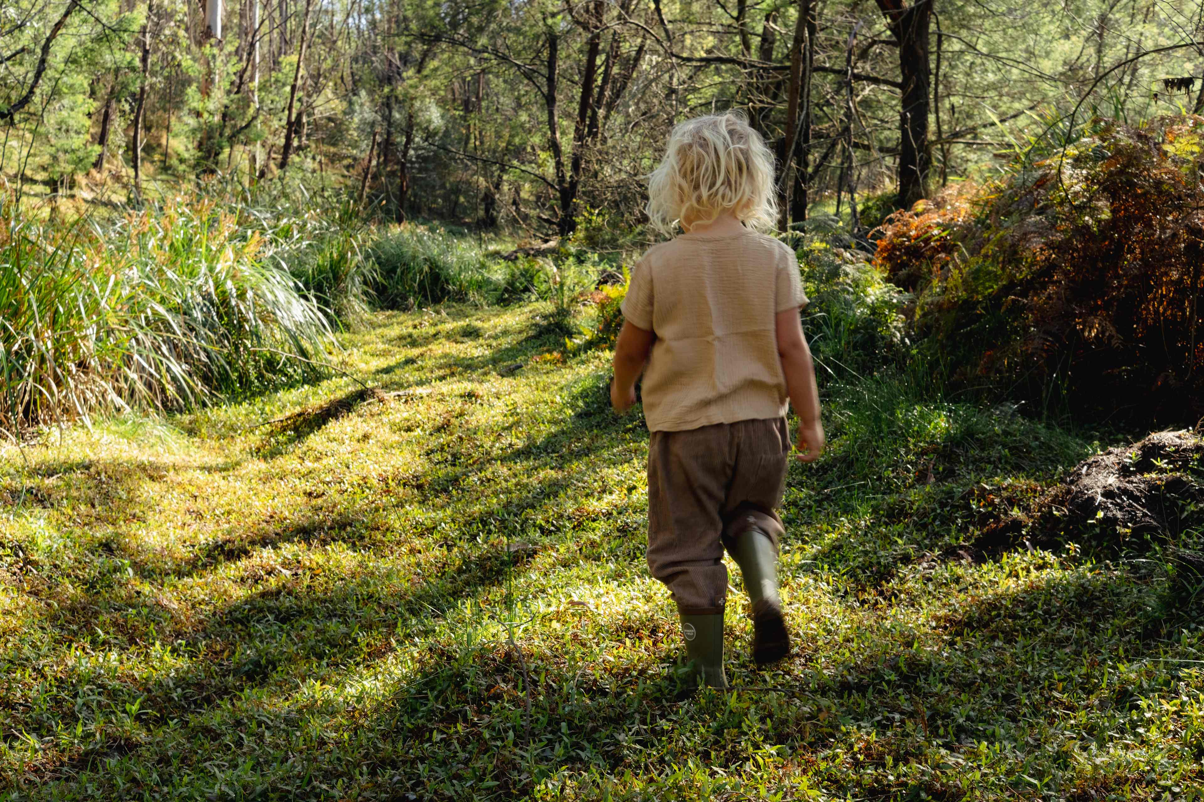 Walking by the creek