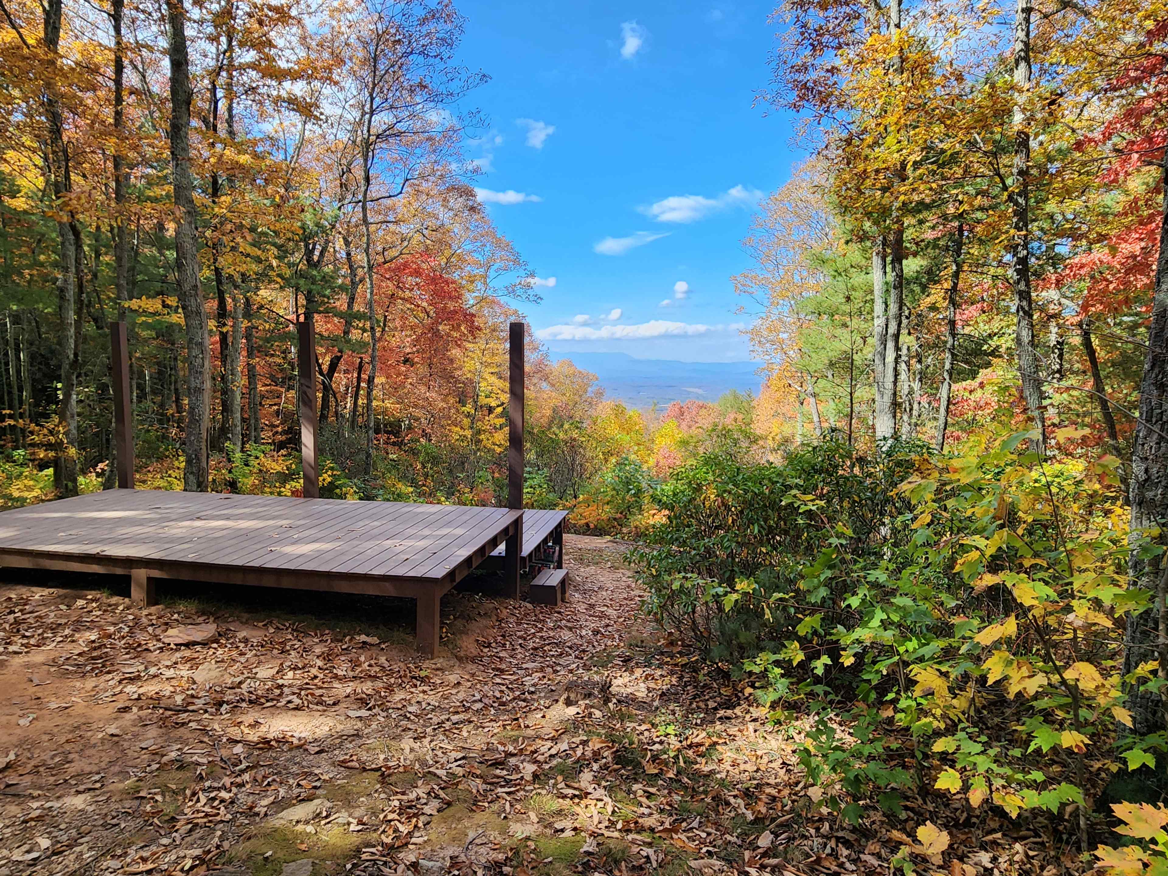 Remote Mountain Camping Platform