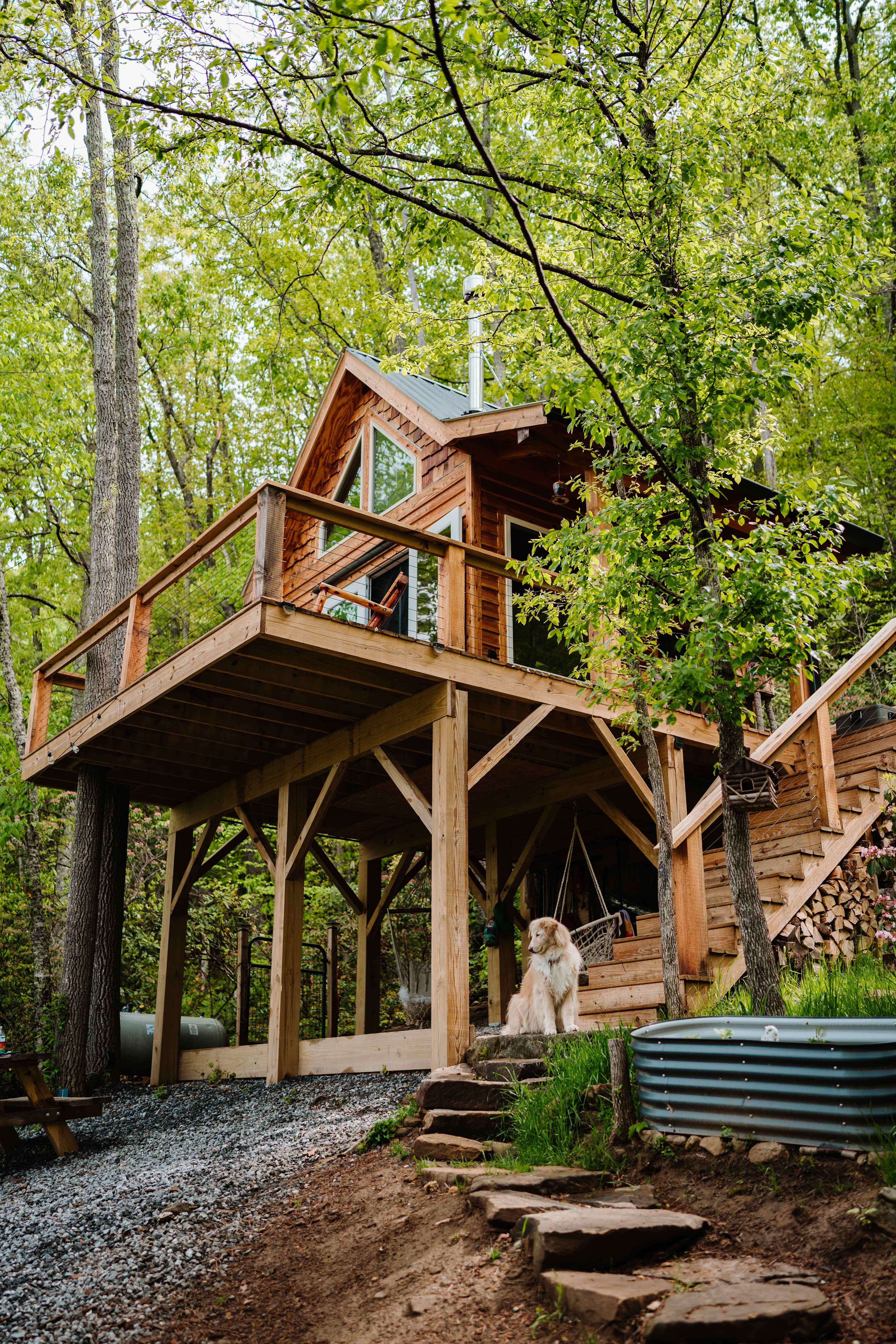 Flowertown Charm Off Grid Treehouse