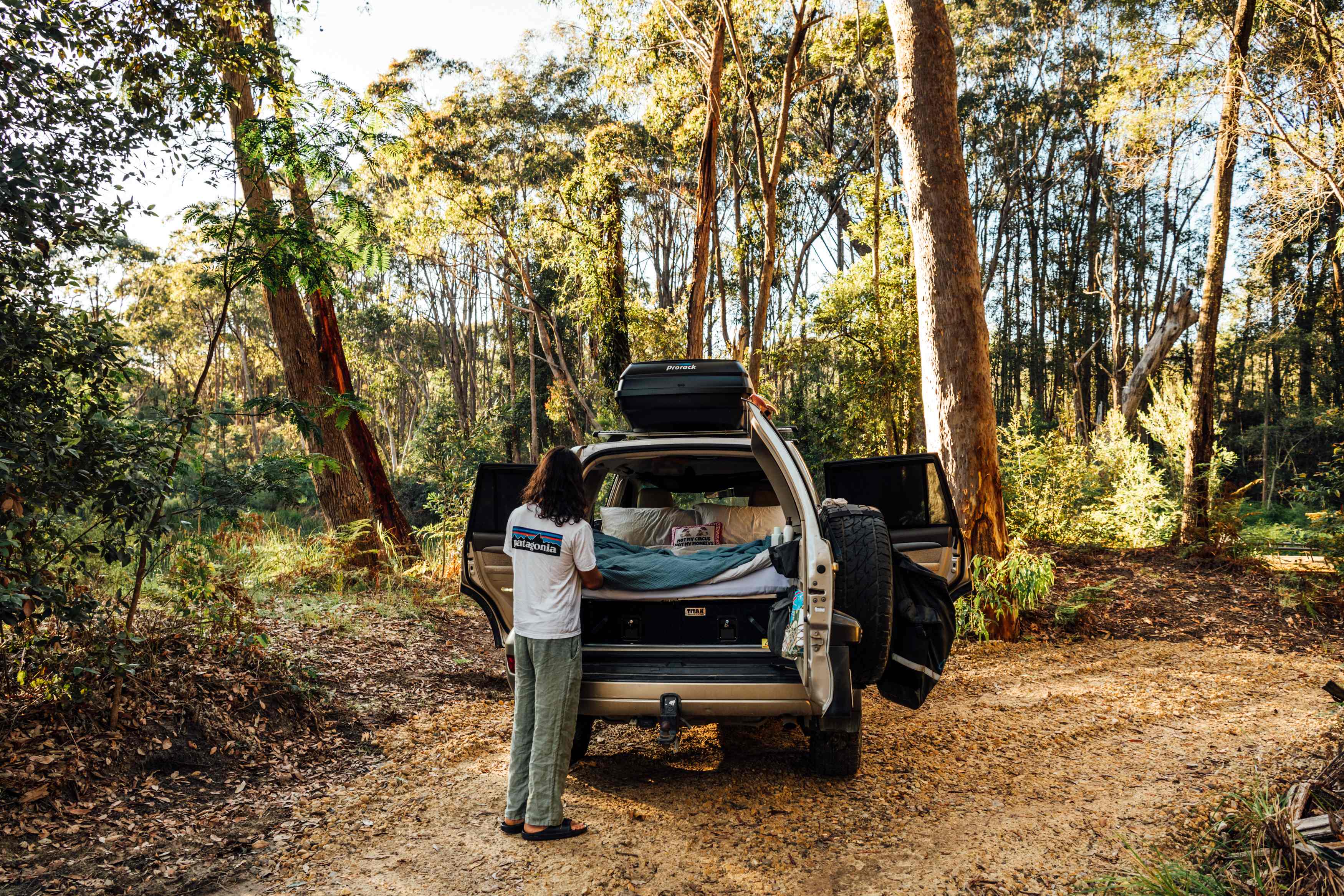 Plenty of space for car campers or tents! 