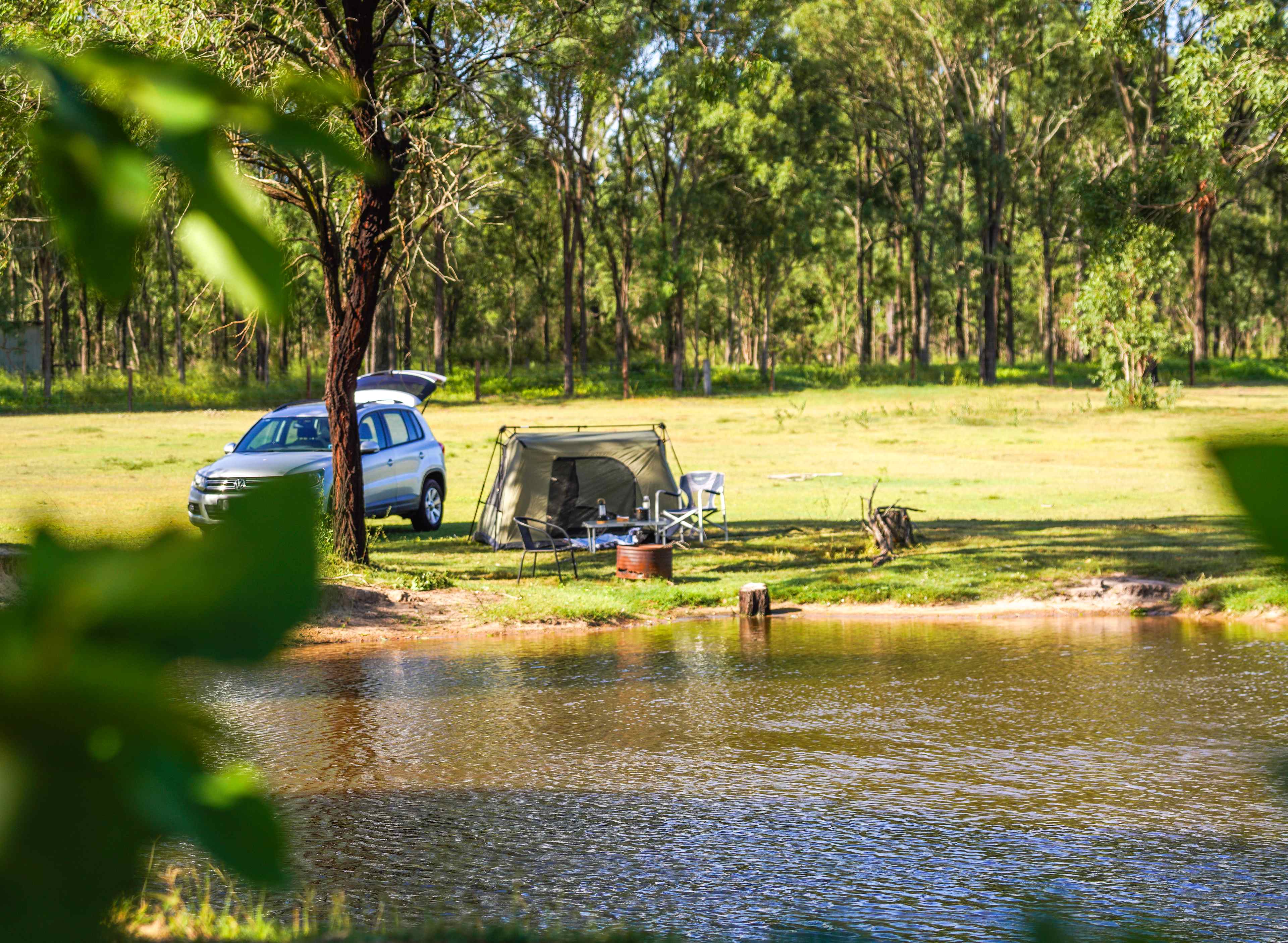 the very peaceful campsite