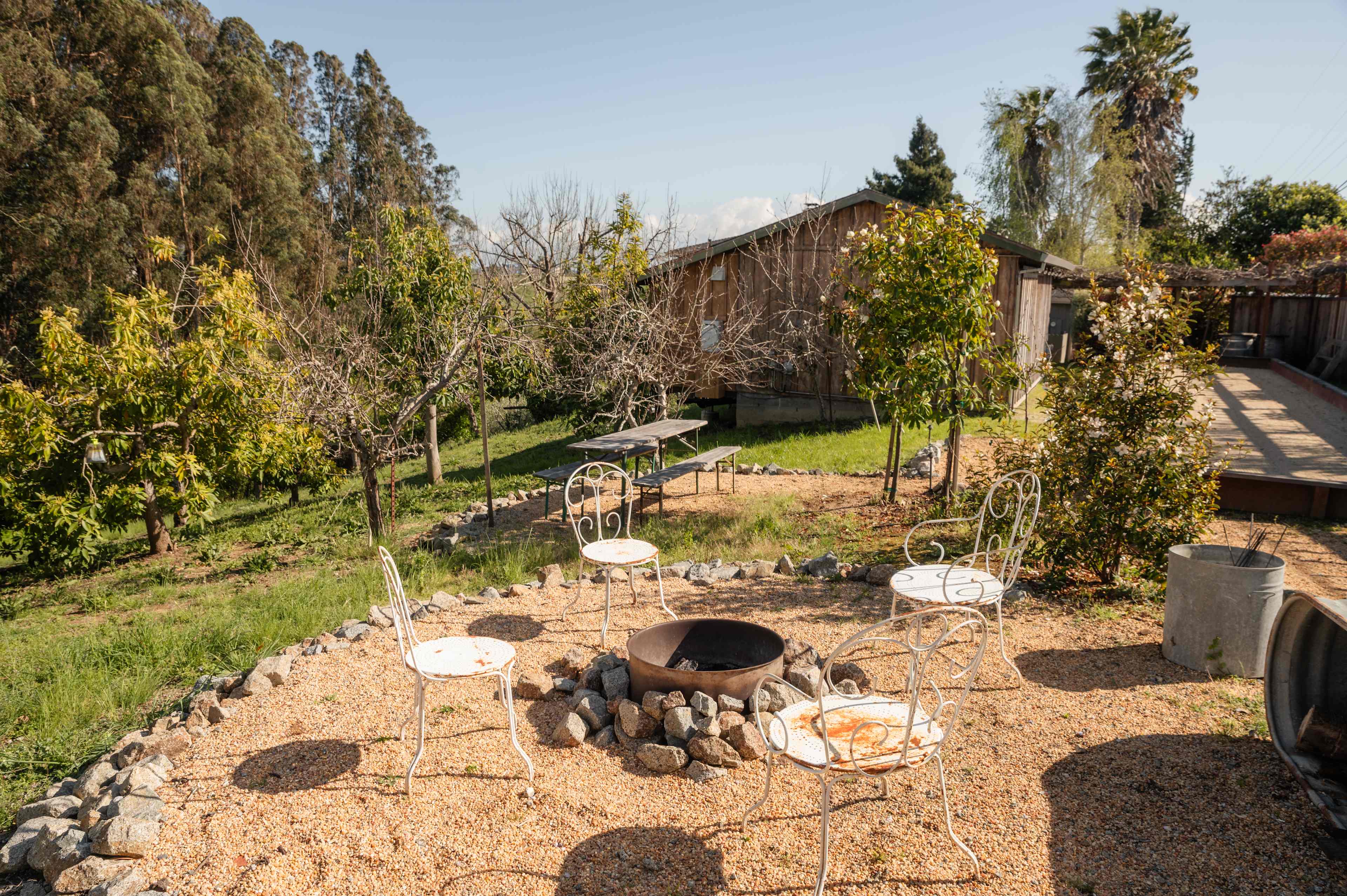 plenty seating to enjoy the view