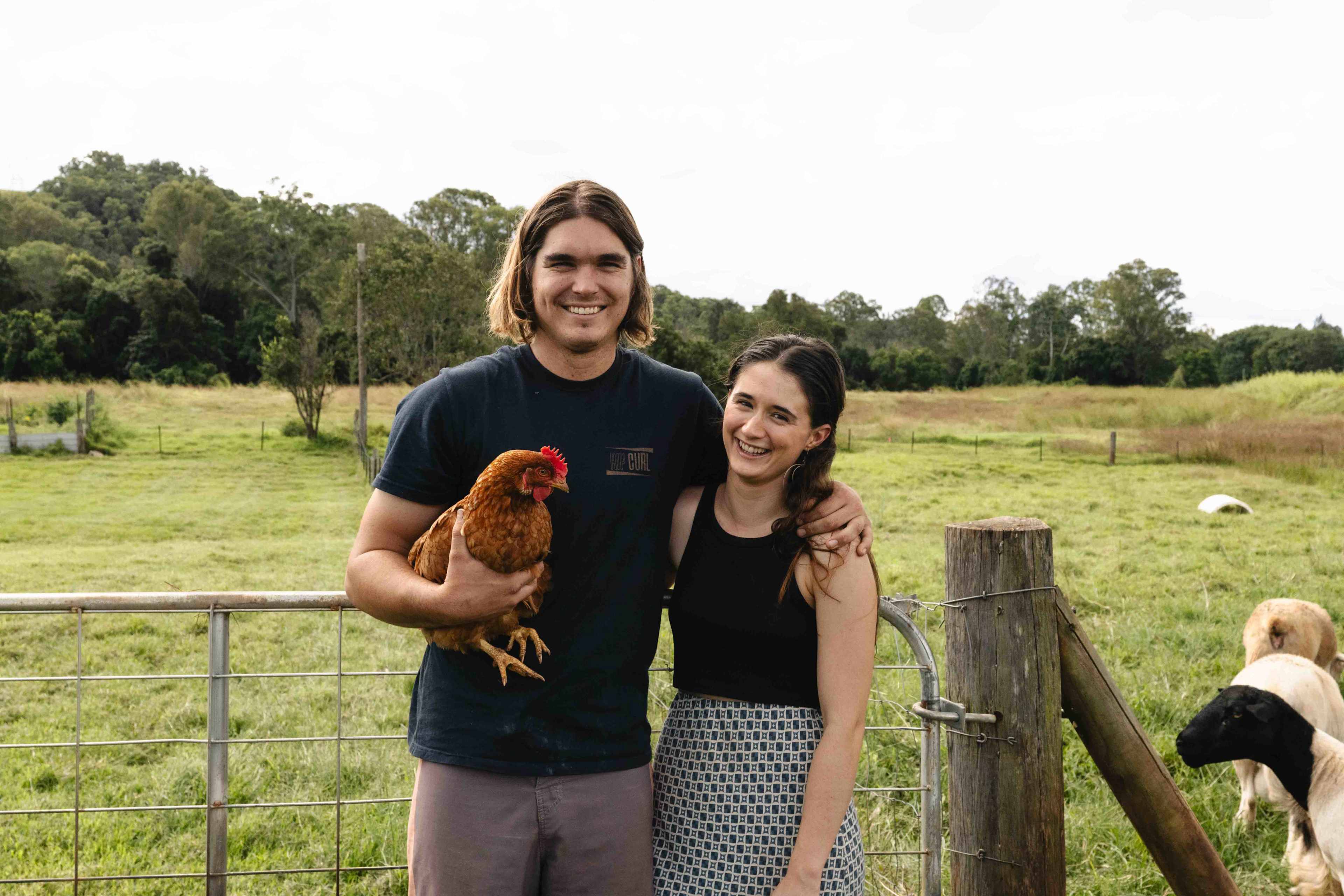 The lovely hosts - Hayden & Ella