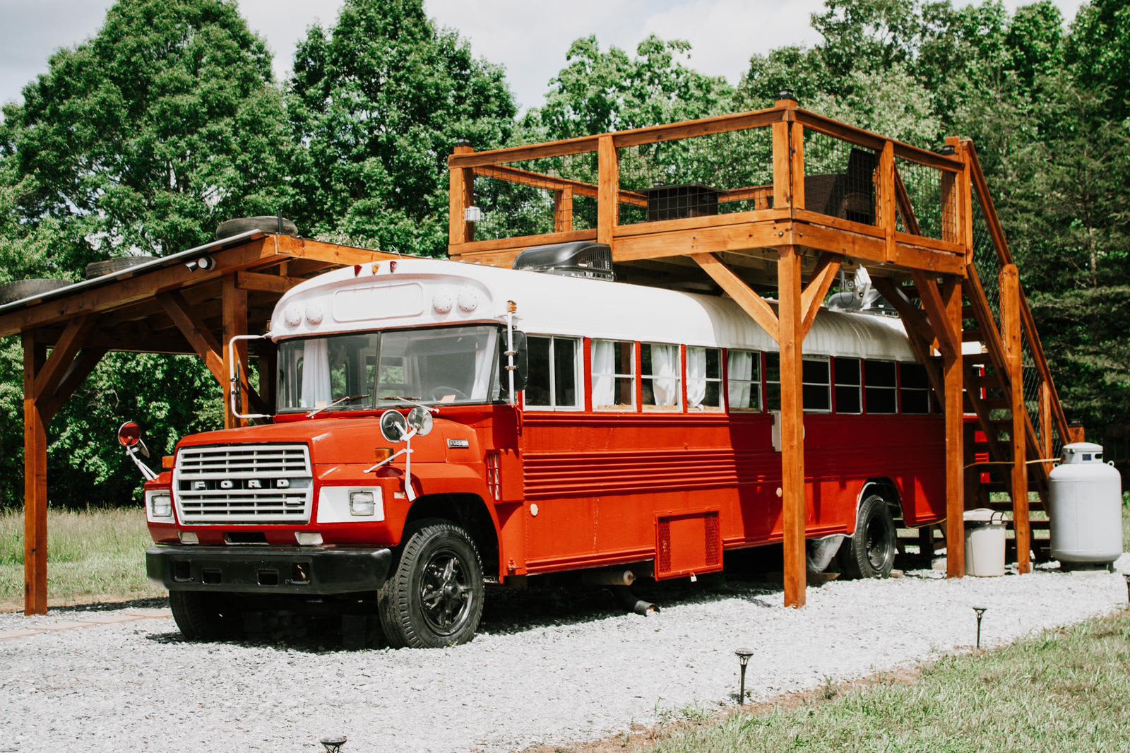 Rustic Ridge Rooftop Skoolie