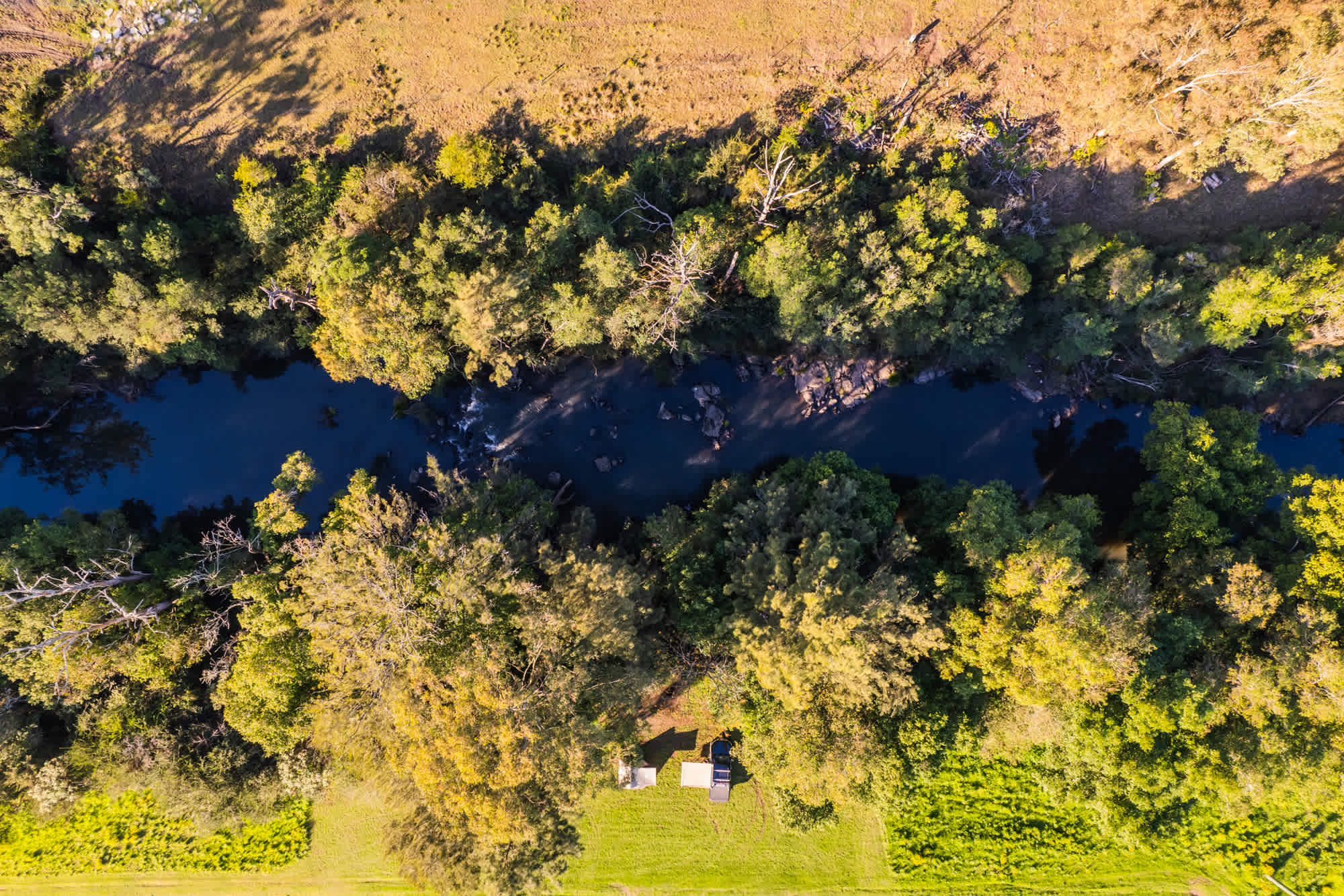 Campground view from above