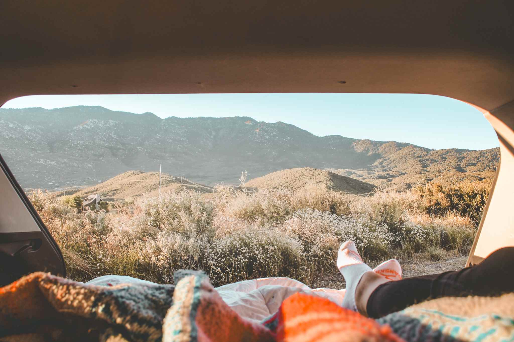 Waking up to a beautiful view
