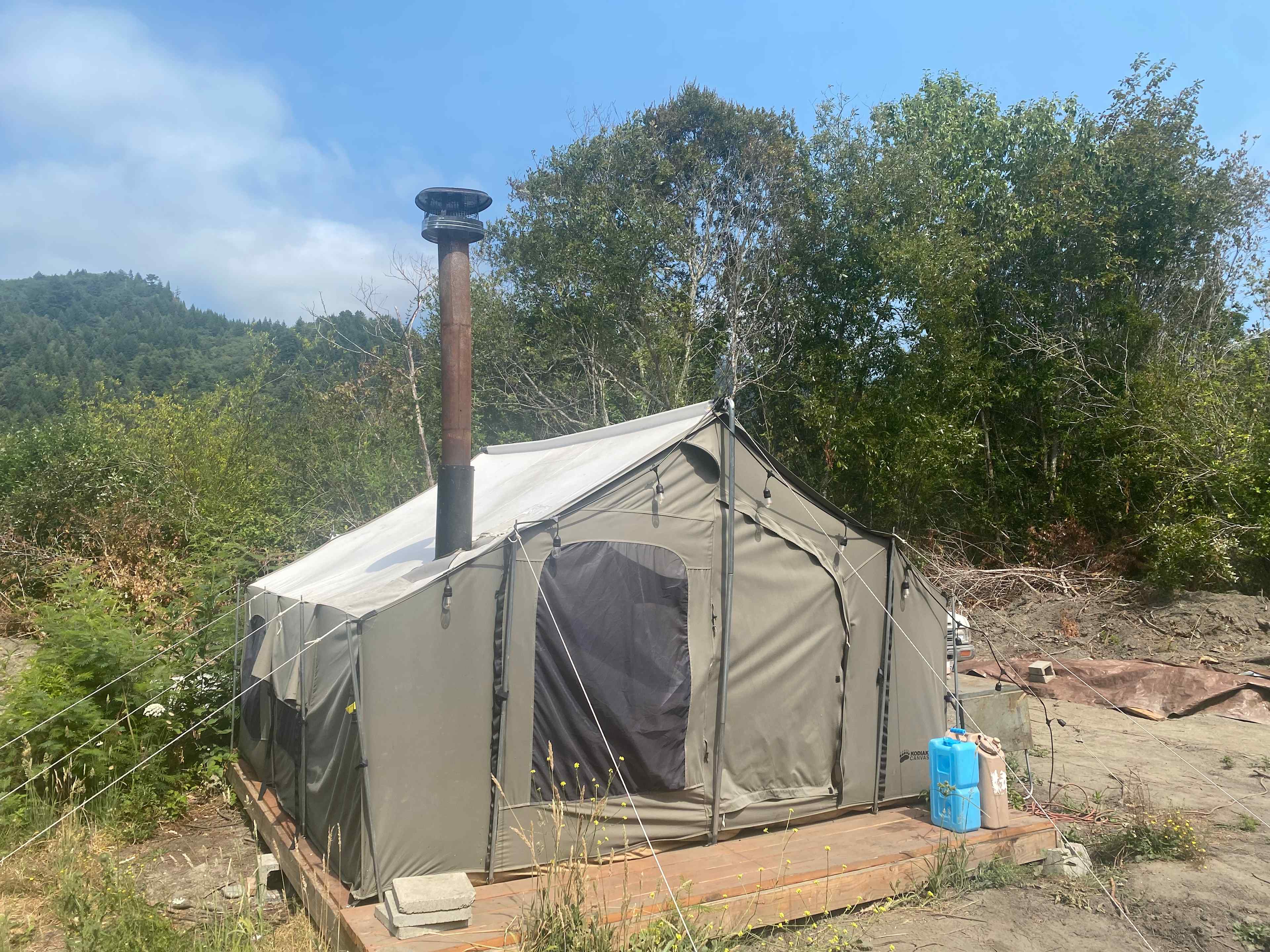 The Klamath River Fish Camp