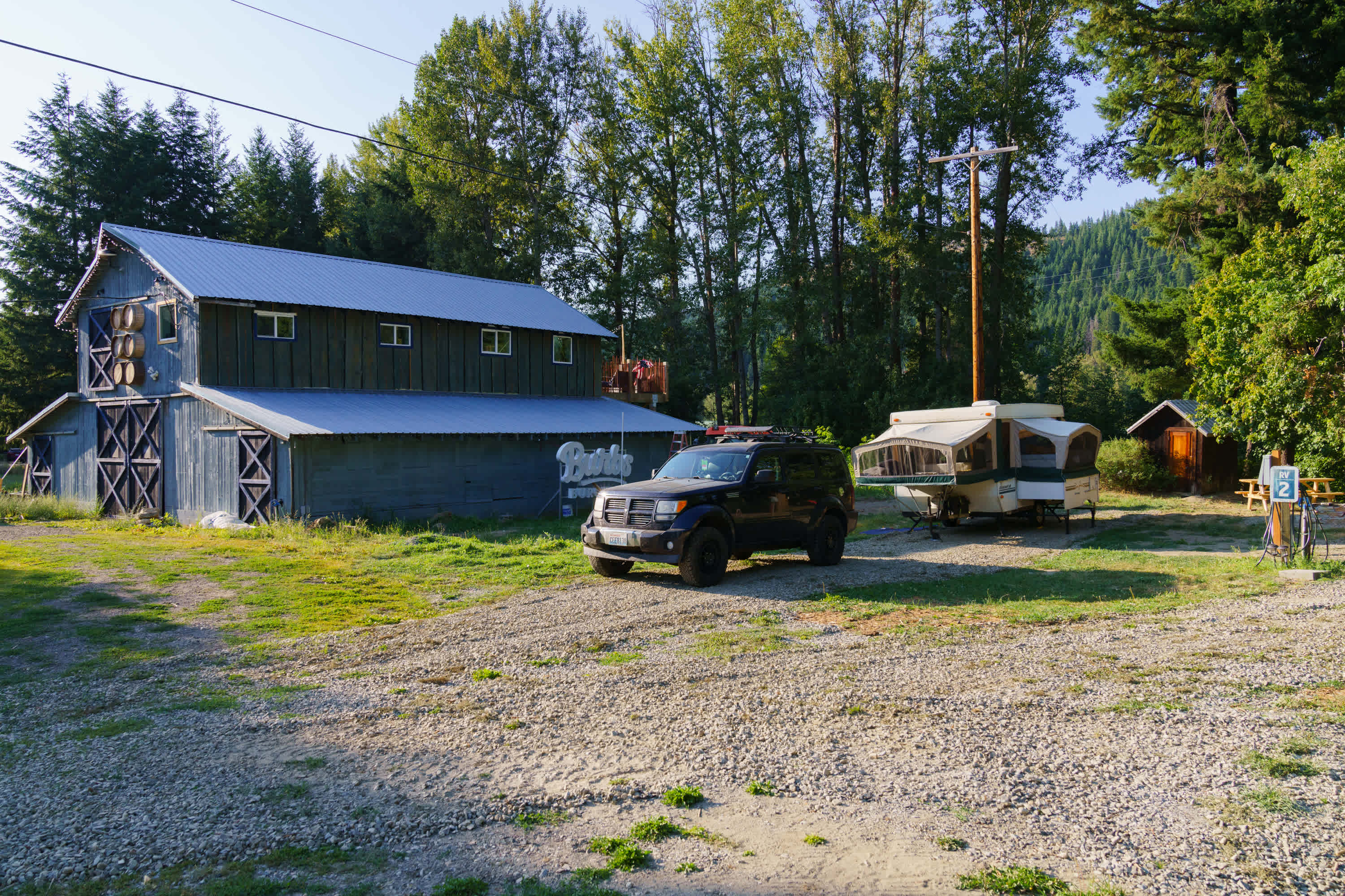 Such a fun mix of farm and camp life!