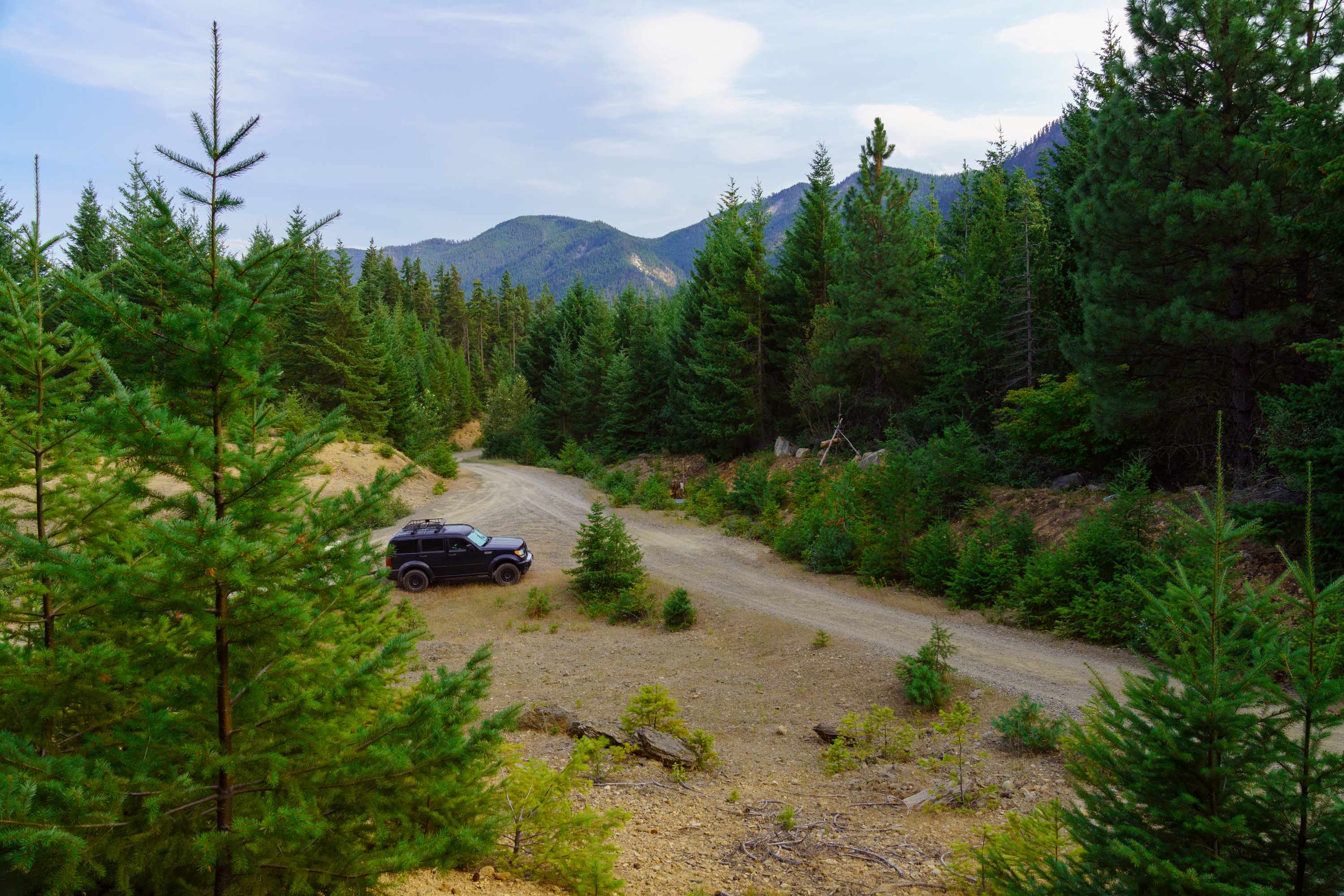 Stunning mountain view from the campsite!