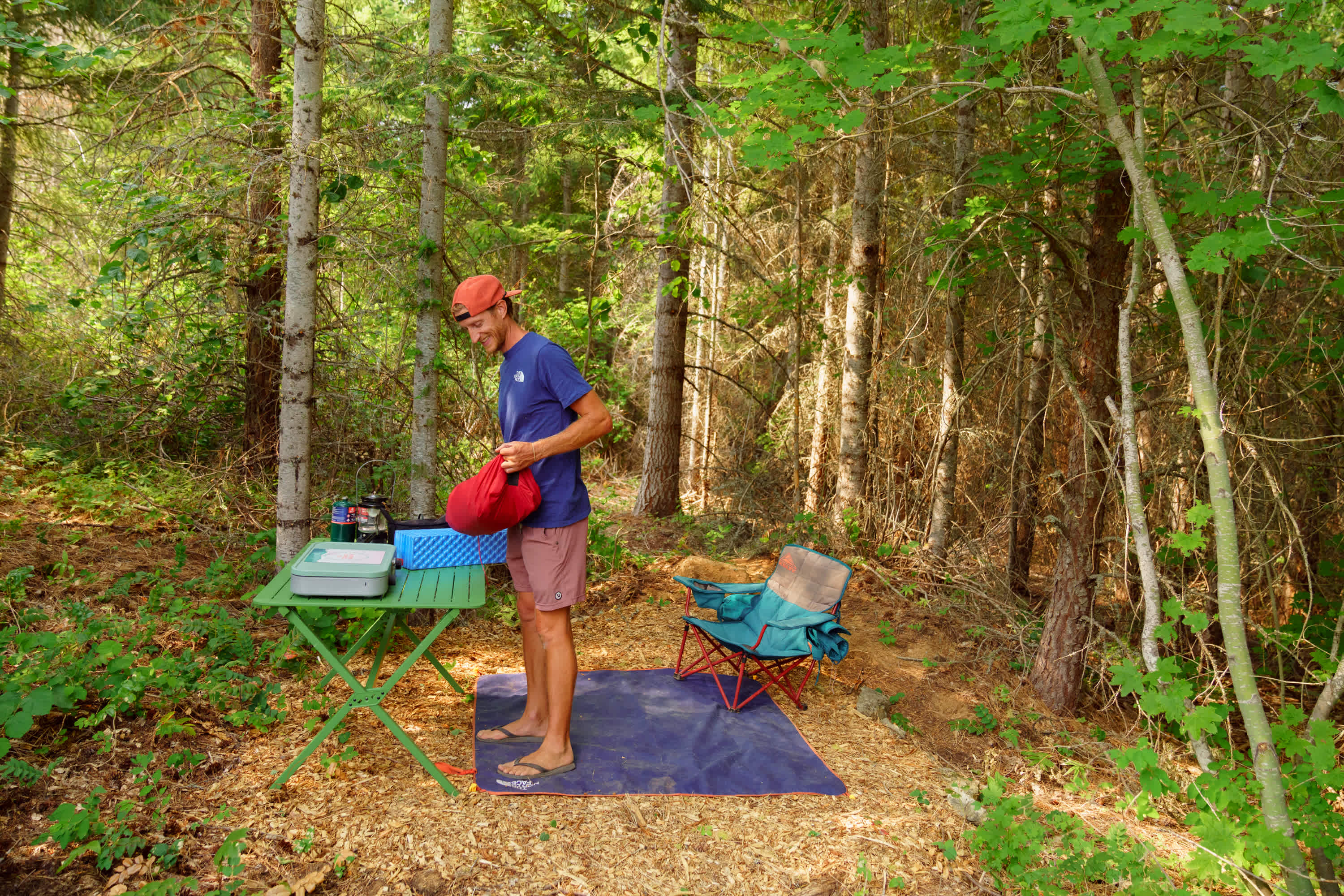 Glad there were two spaces so I could spread out and cook on one and camp on the other!