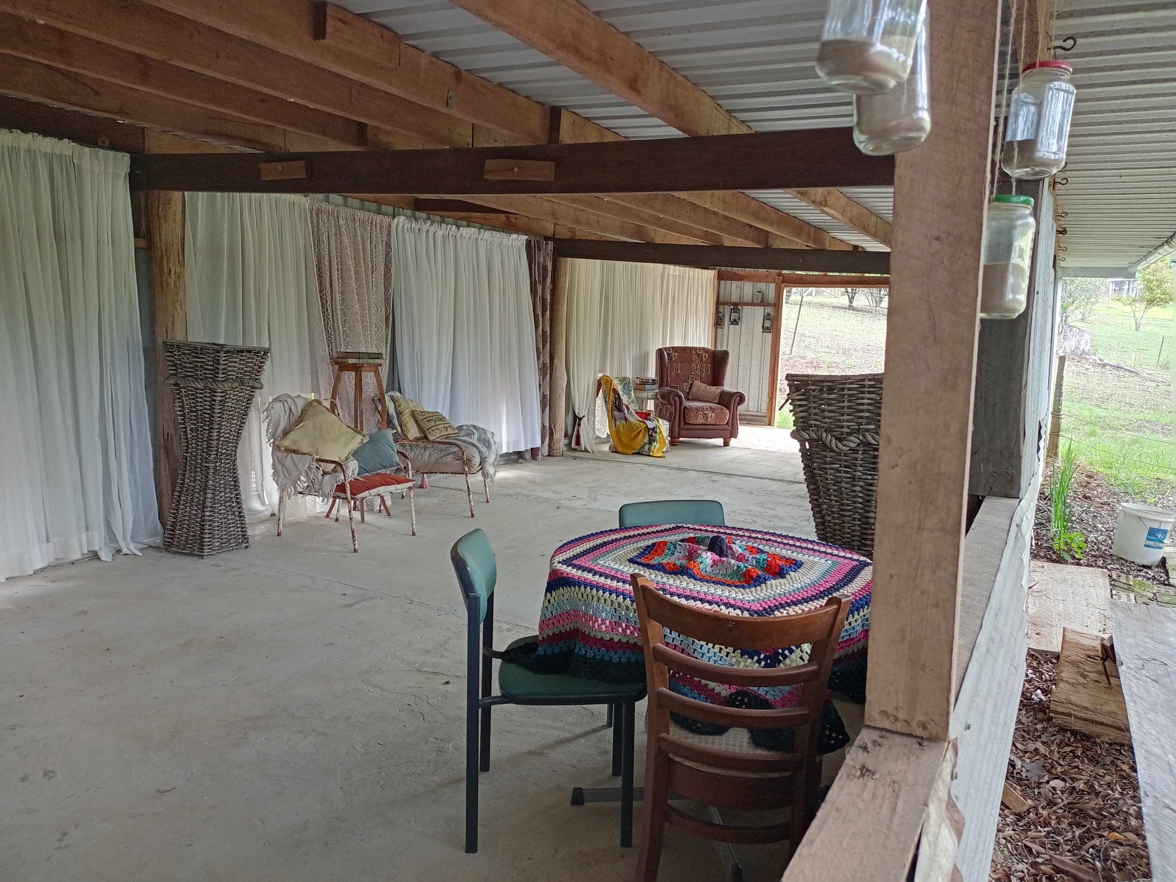 Relax in Shed 5.