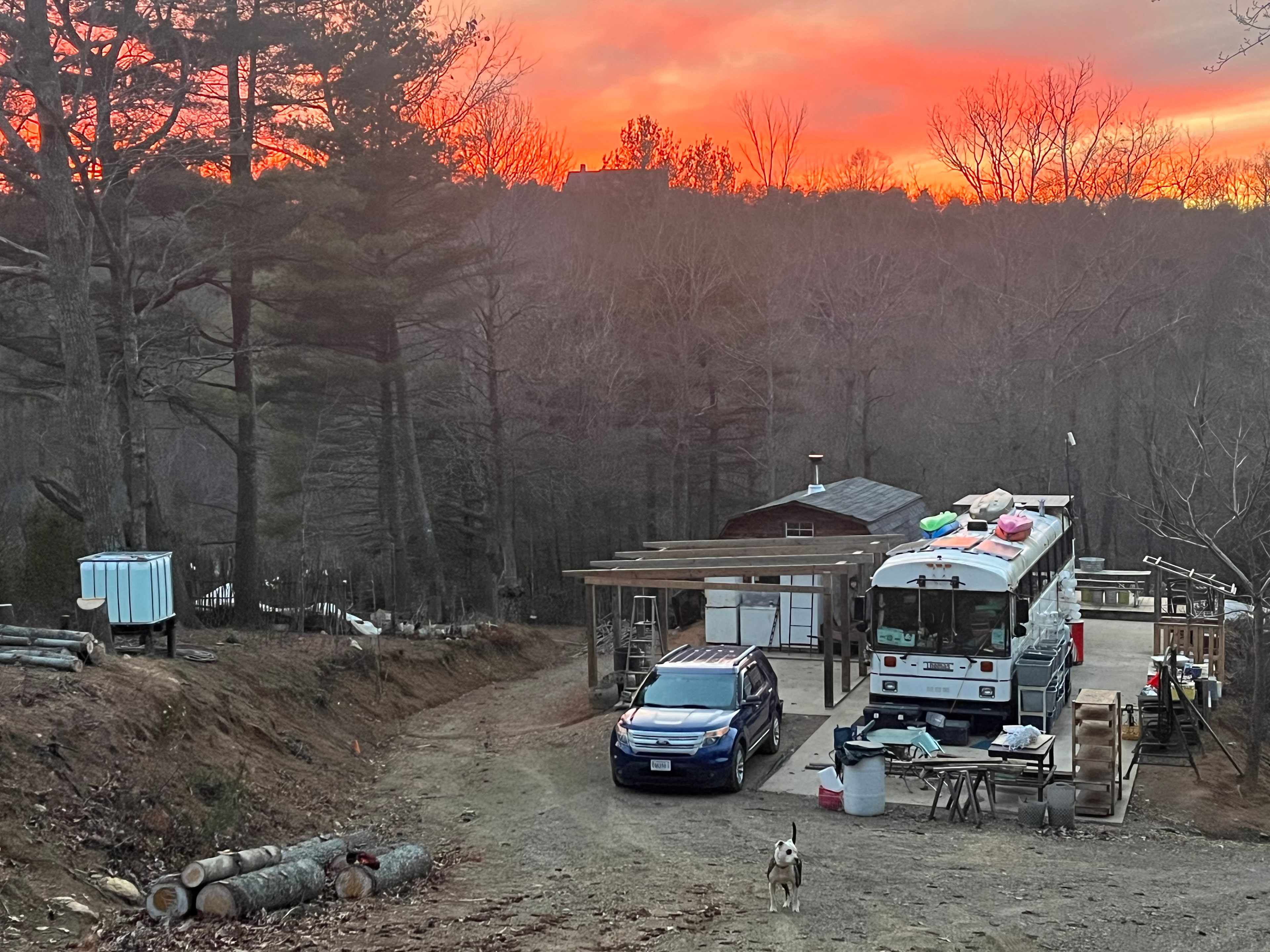 Sunset at 'Possible Property'.