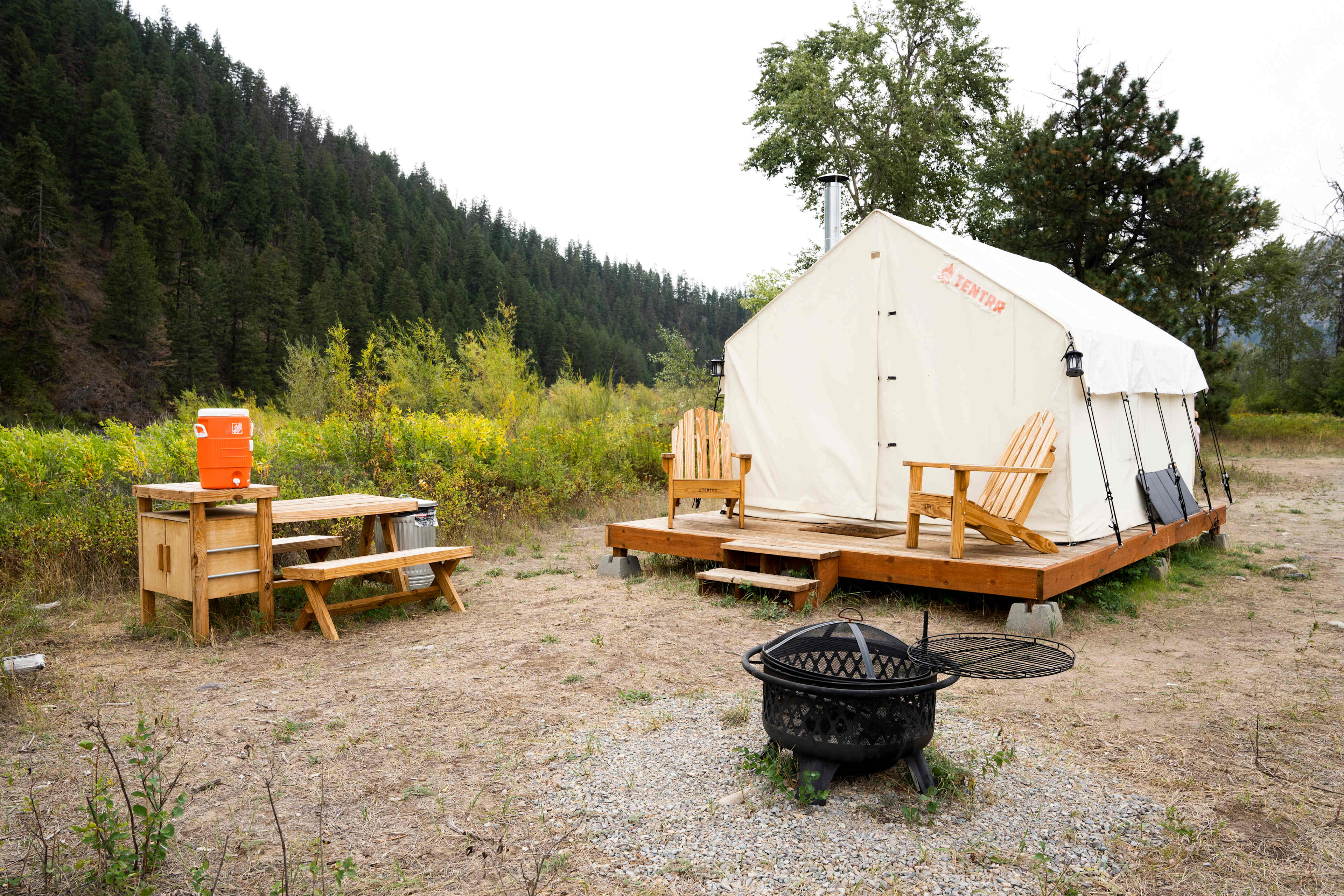 Takeout campsite
