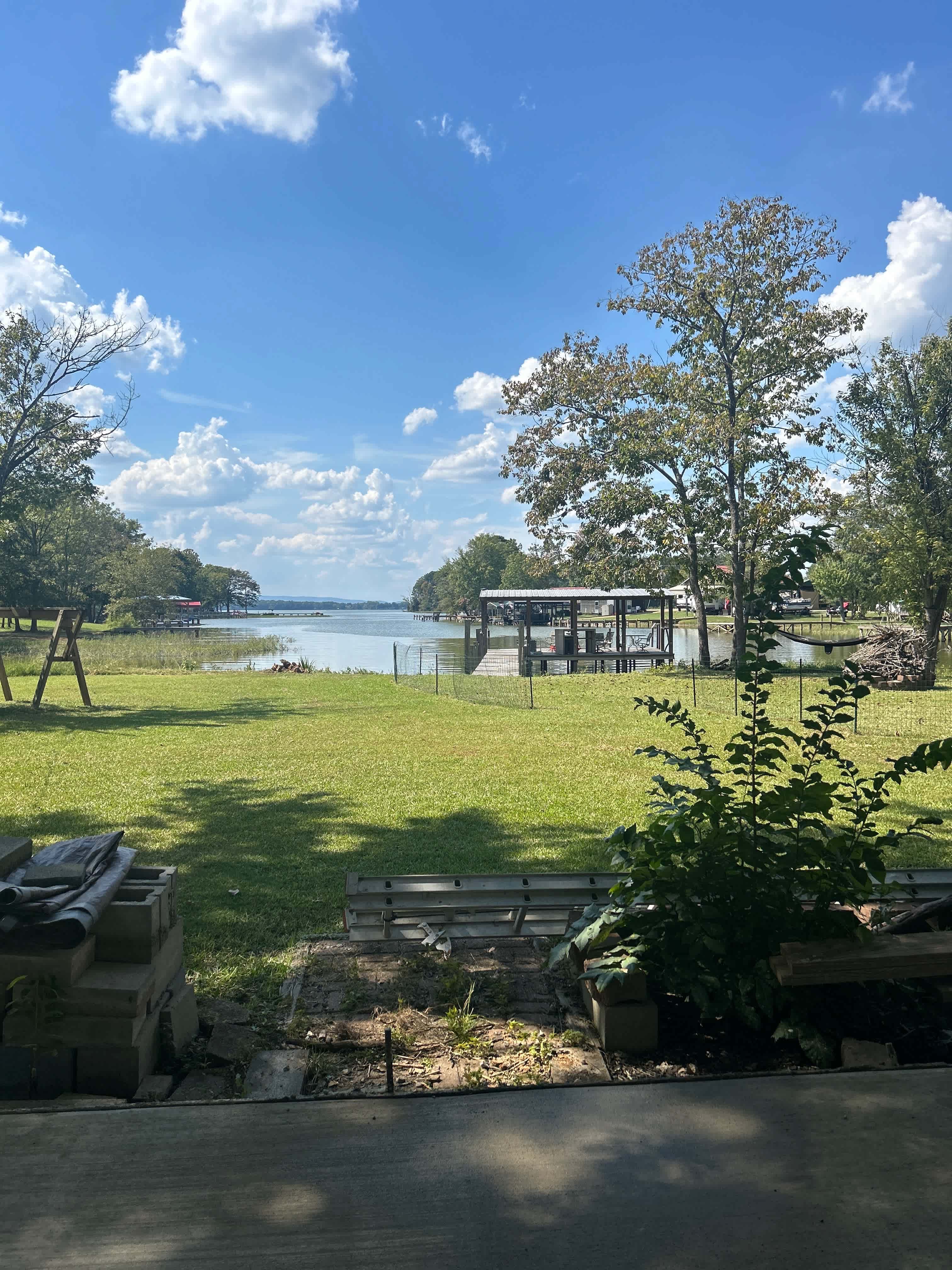 Dock on property