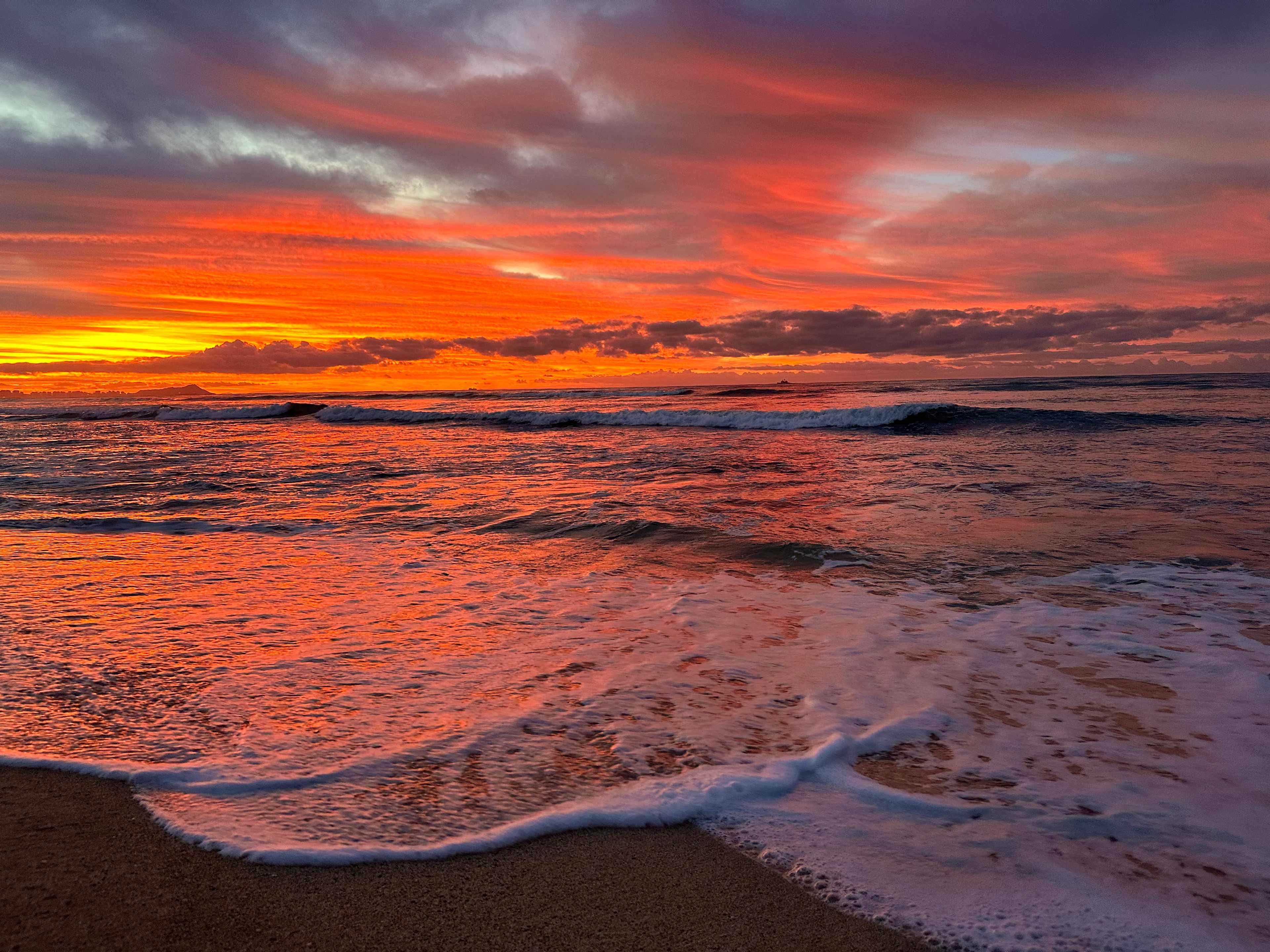 the beach