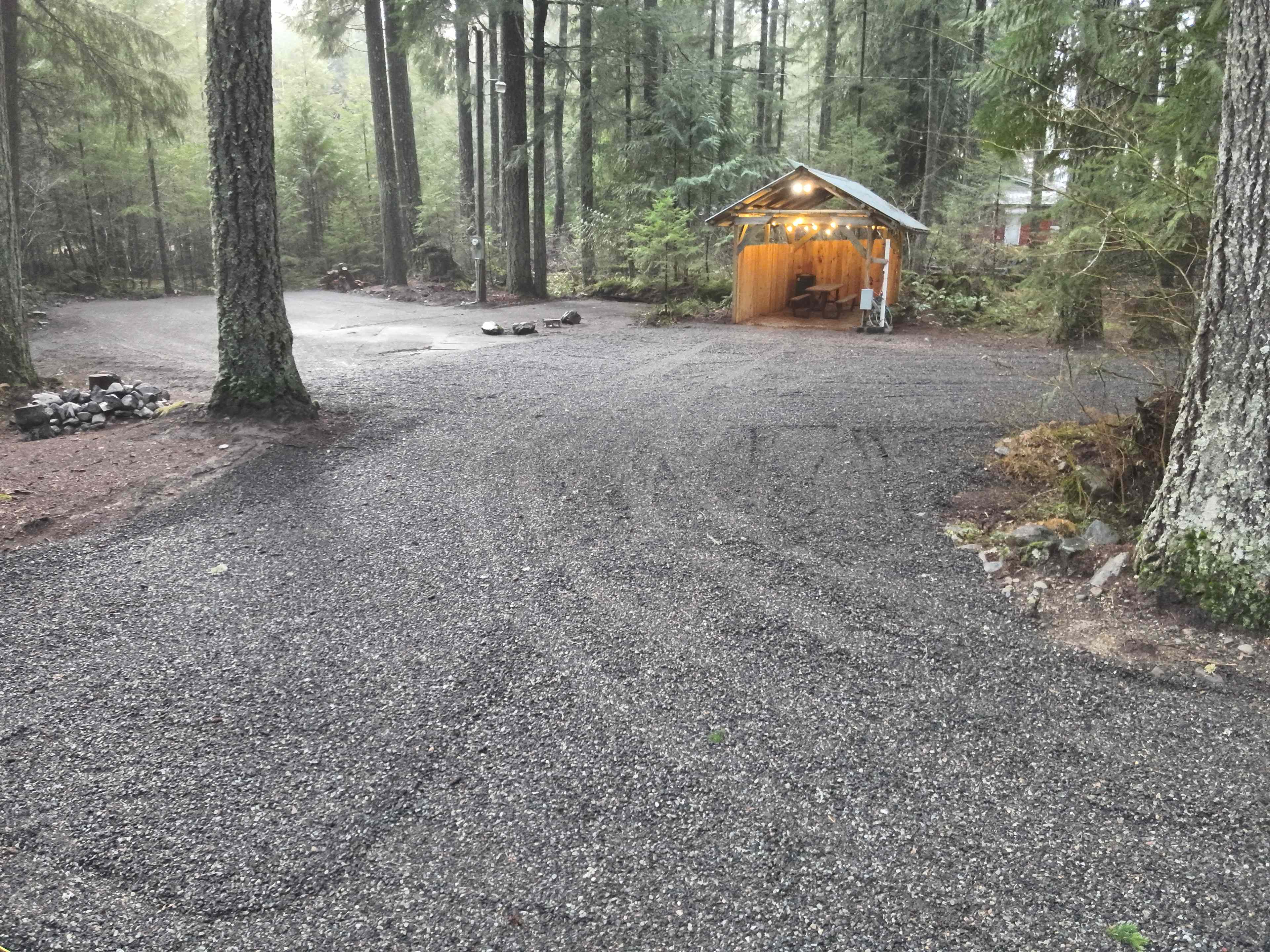 Private RV parking near Mt Rainier