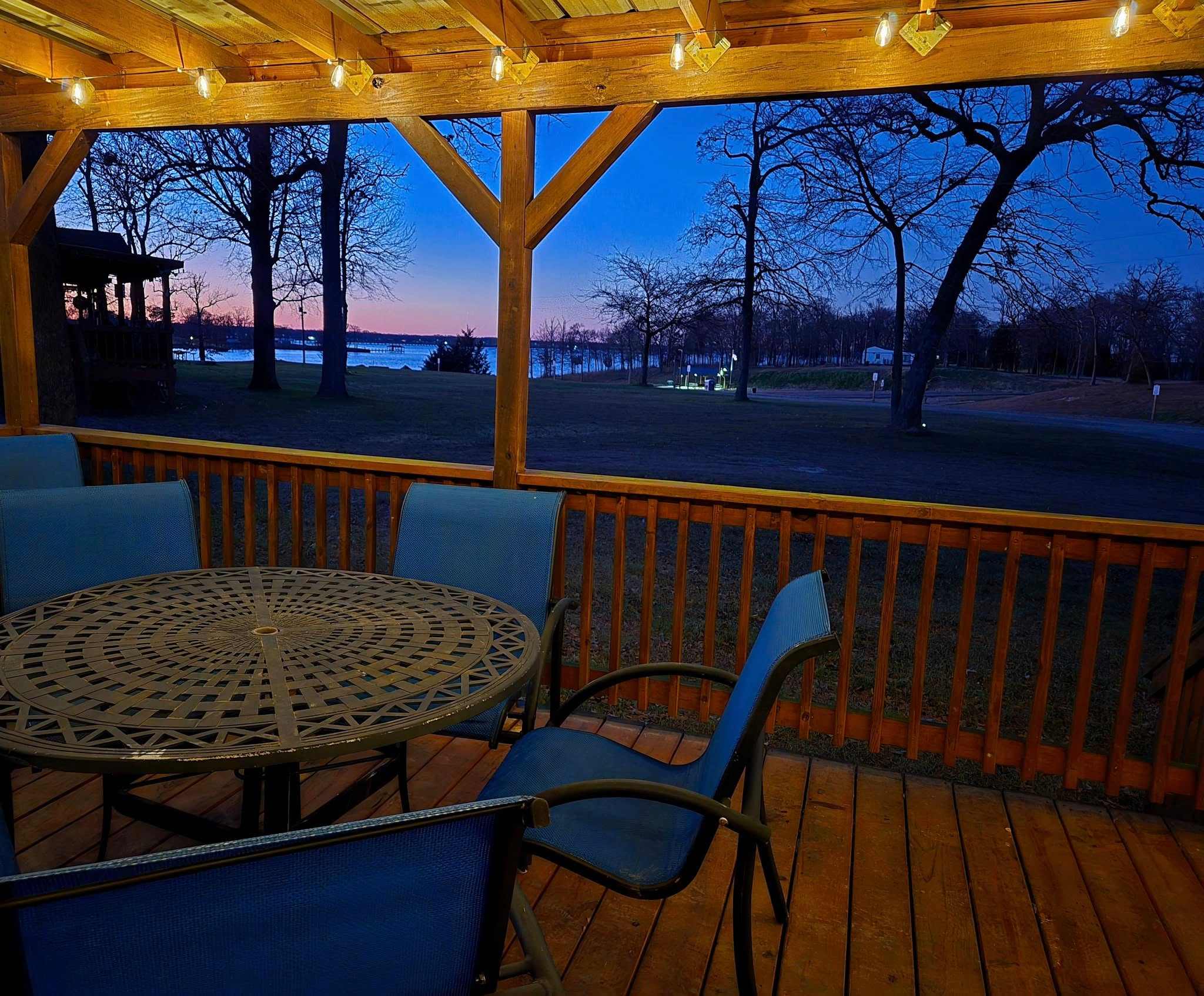Front porch sunsets