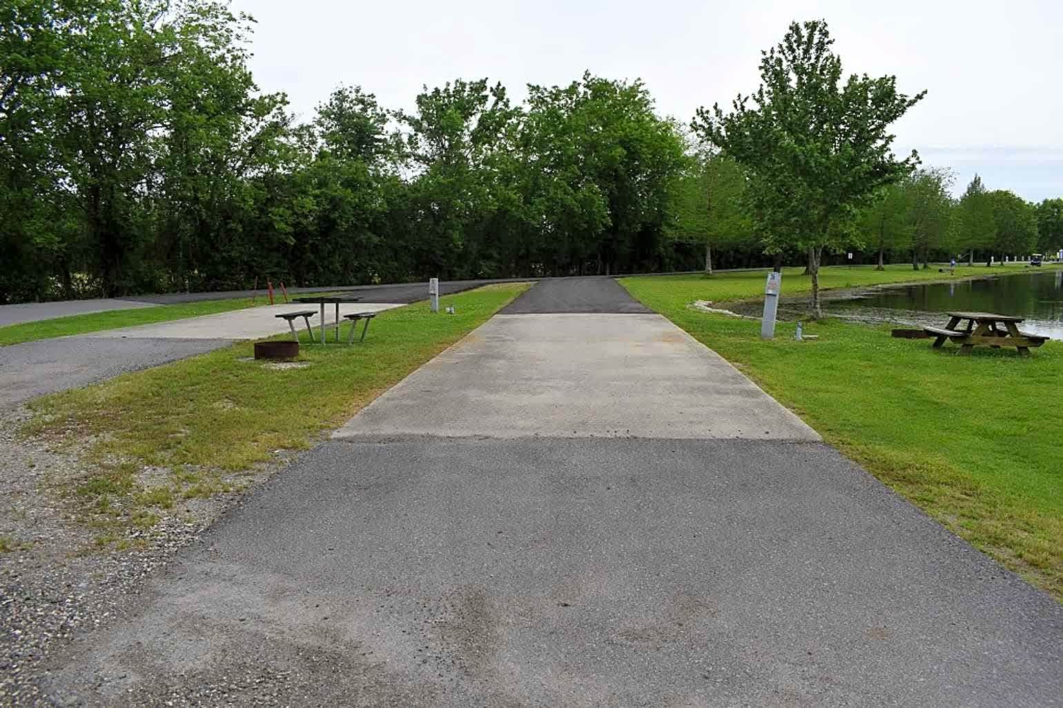 Waterfront Pull-Through RV Site