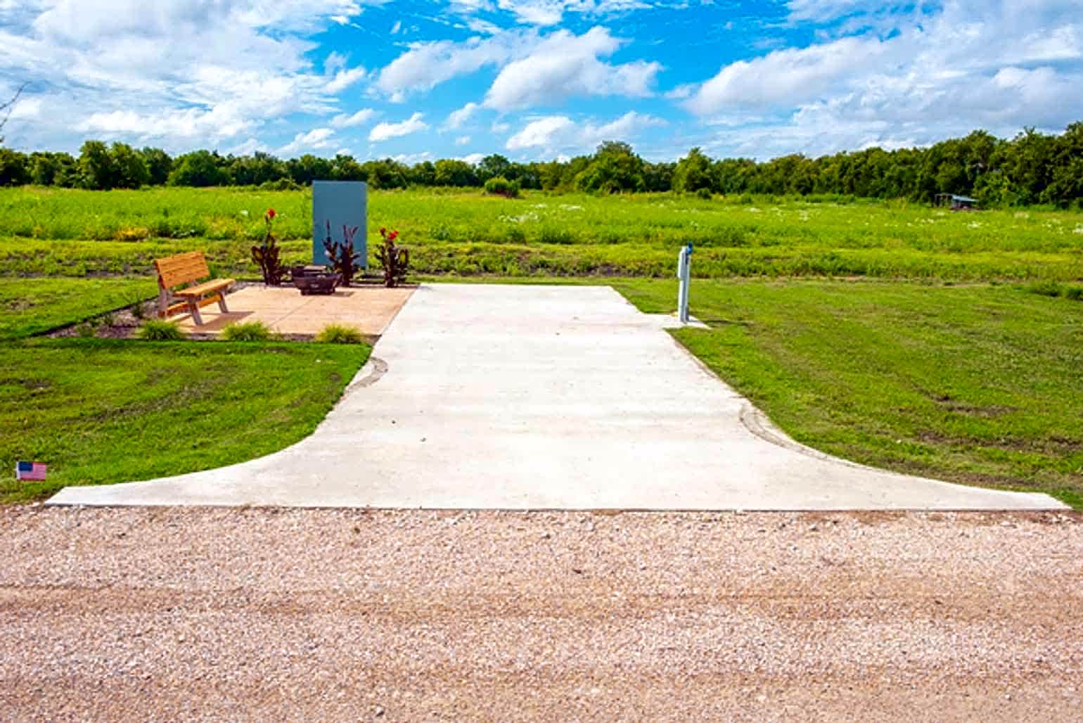 Back-In RV Site