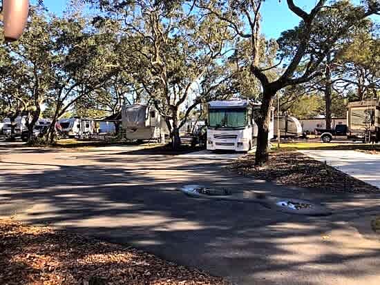 30/50 Amp RV Site Pull Thru