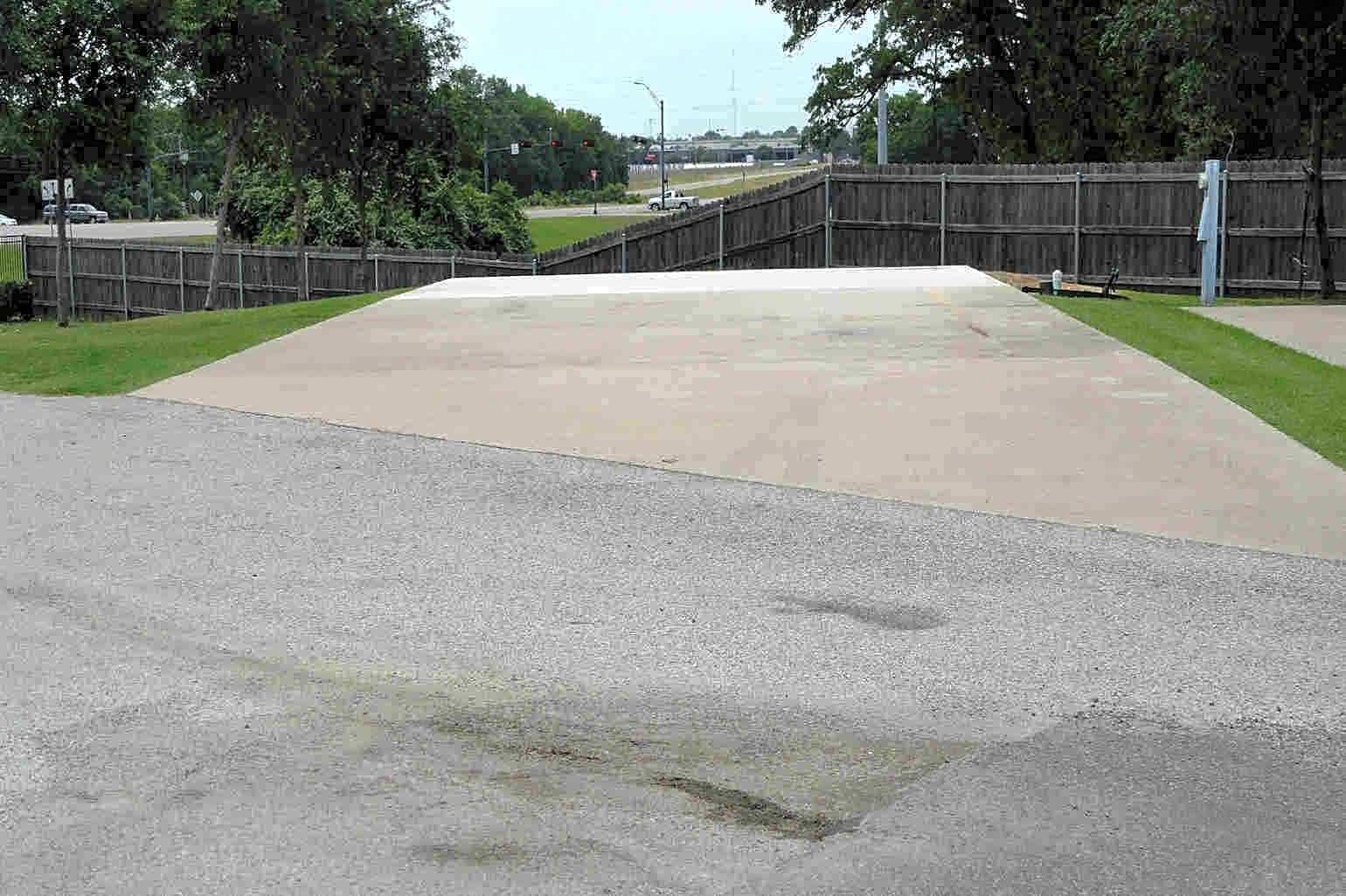 Concrete Back-In RV Site