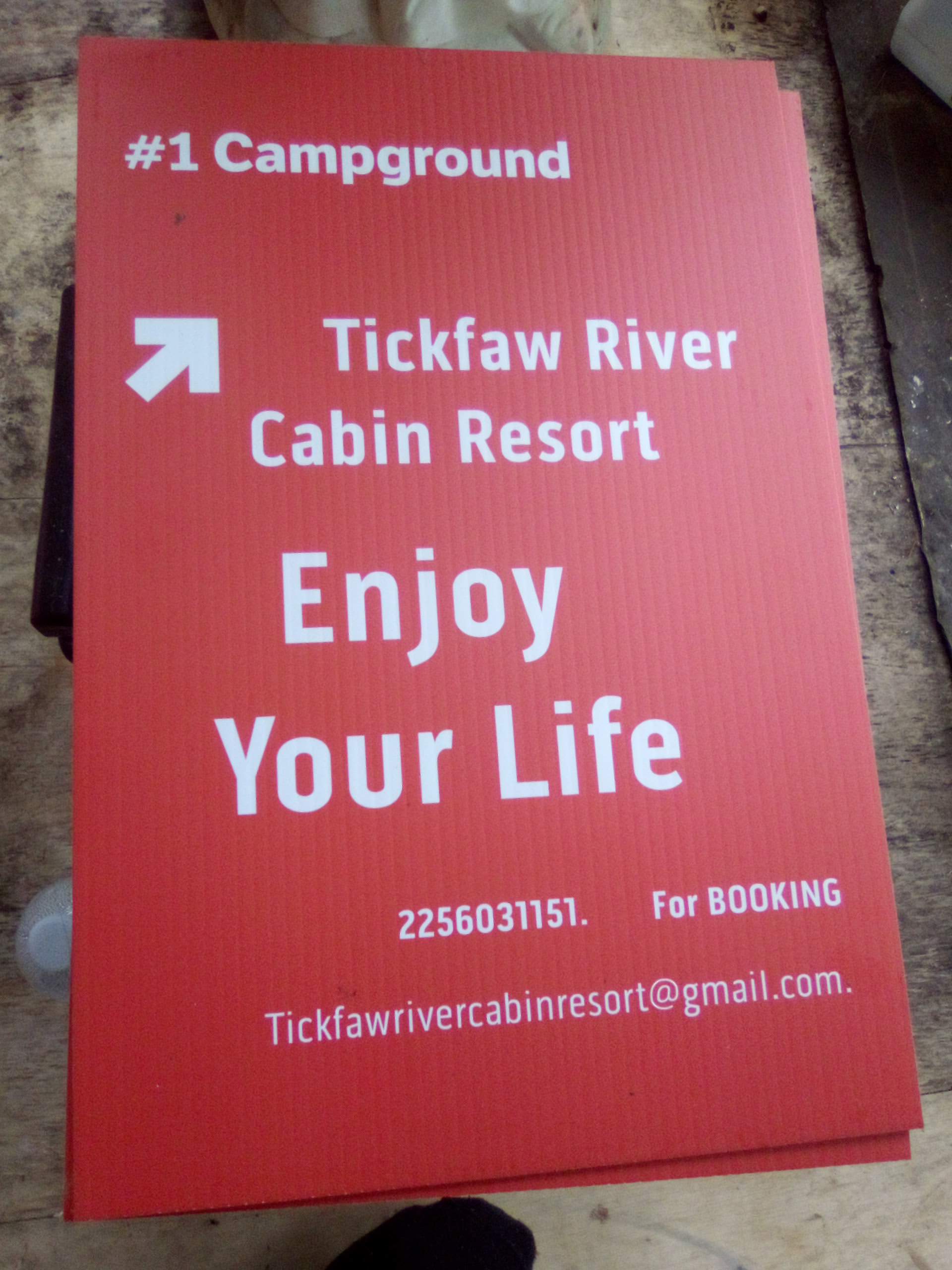 Tickfaw River cabin resort