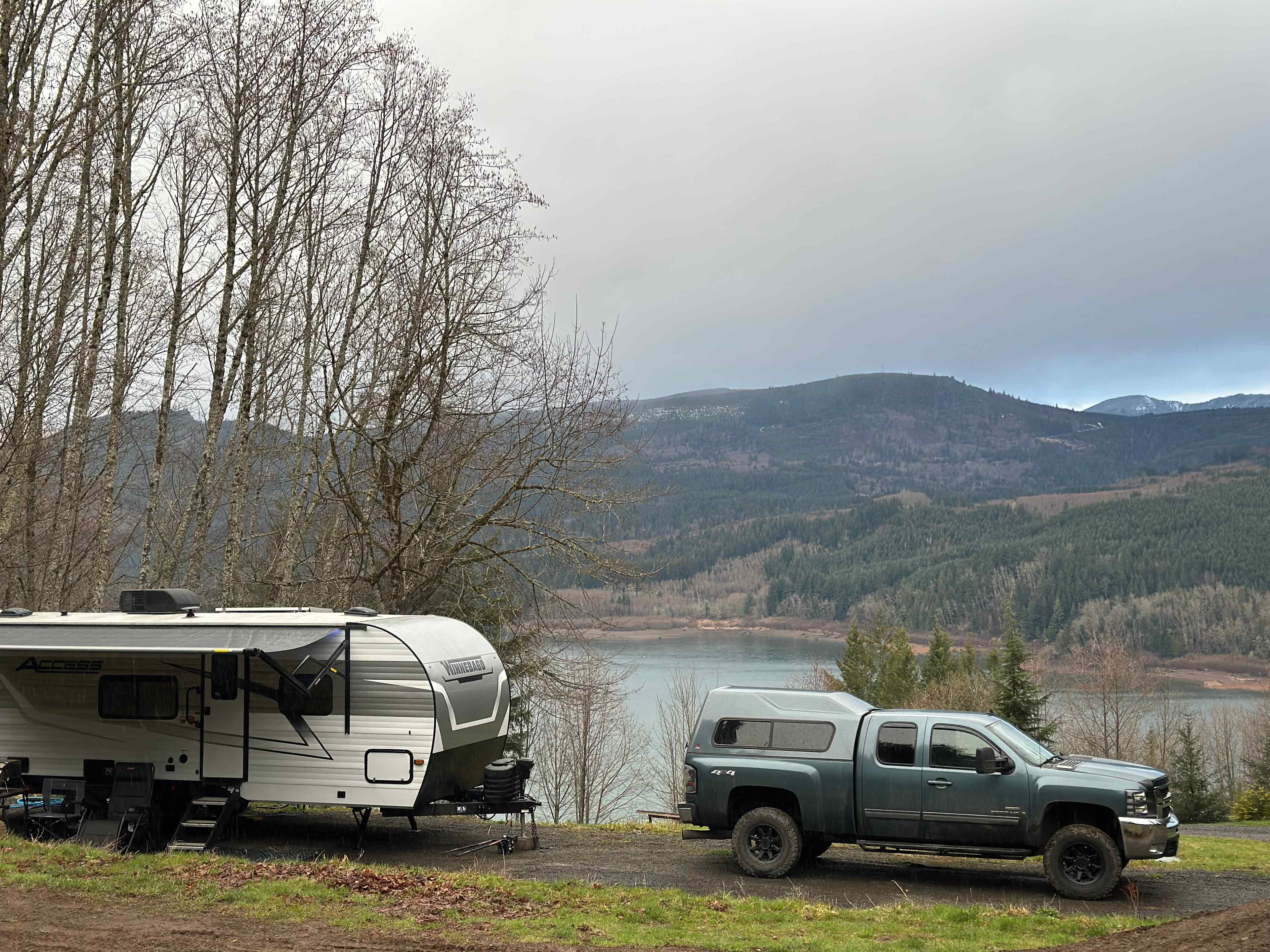 Beautiful view from the campsite