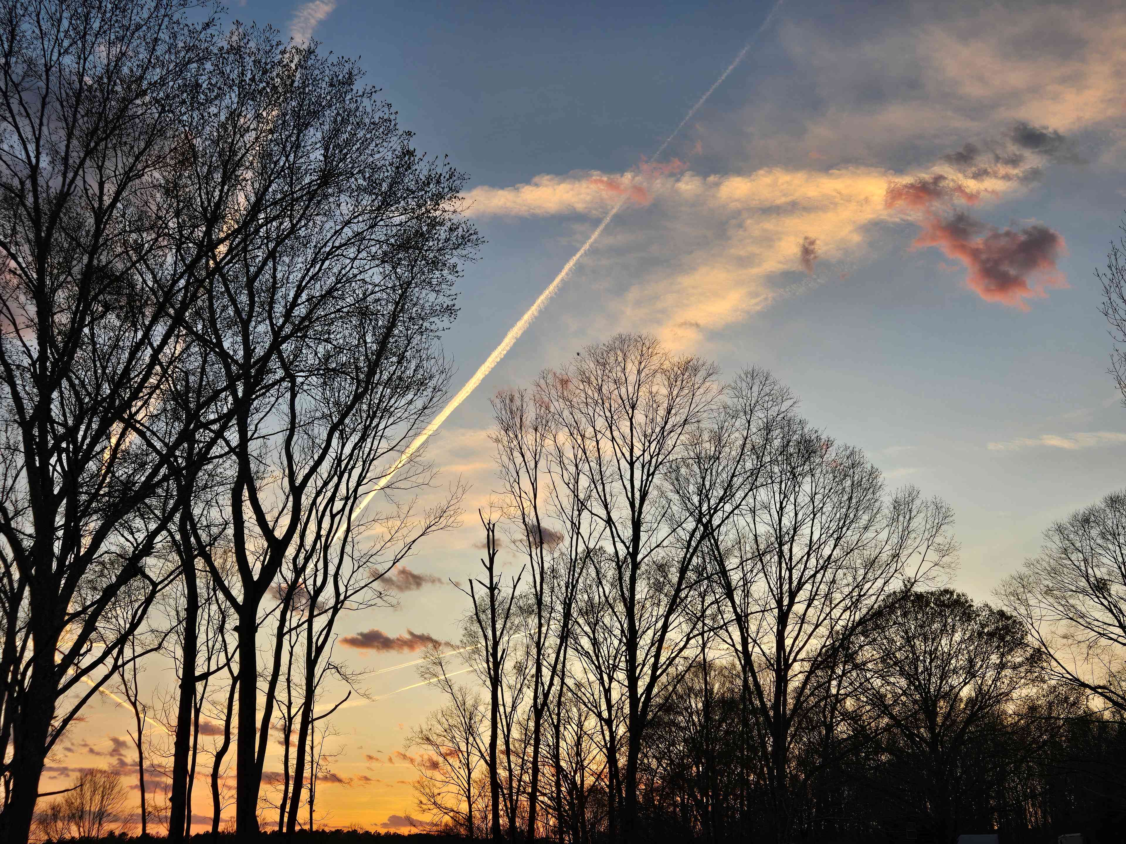 Evening view from our rv door.