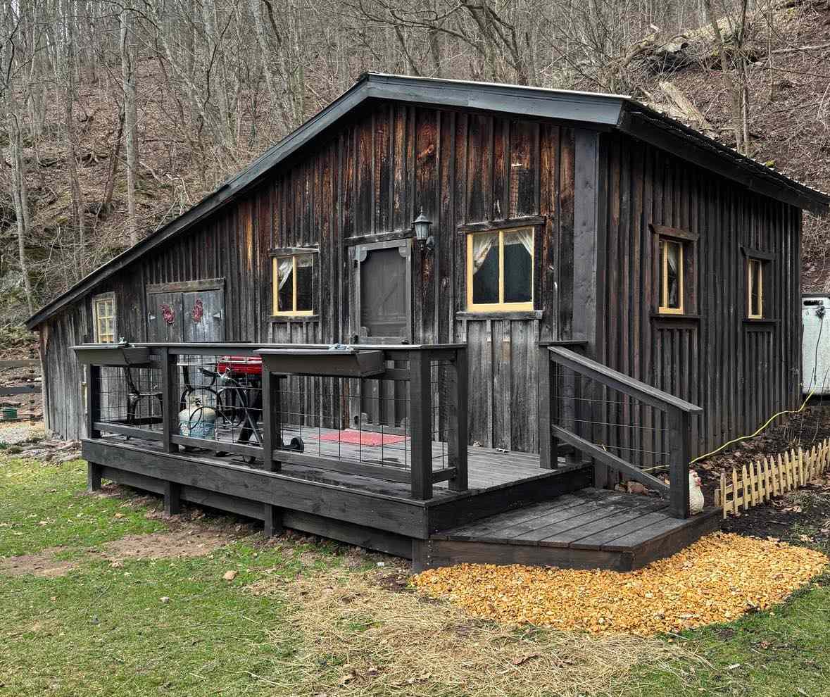 New for 2025- the Barn now has a deck!