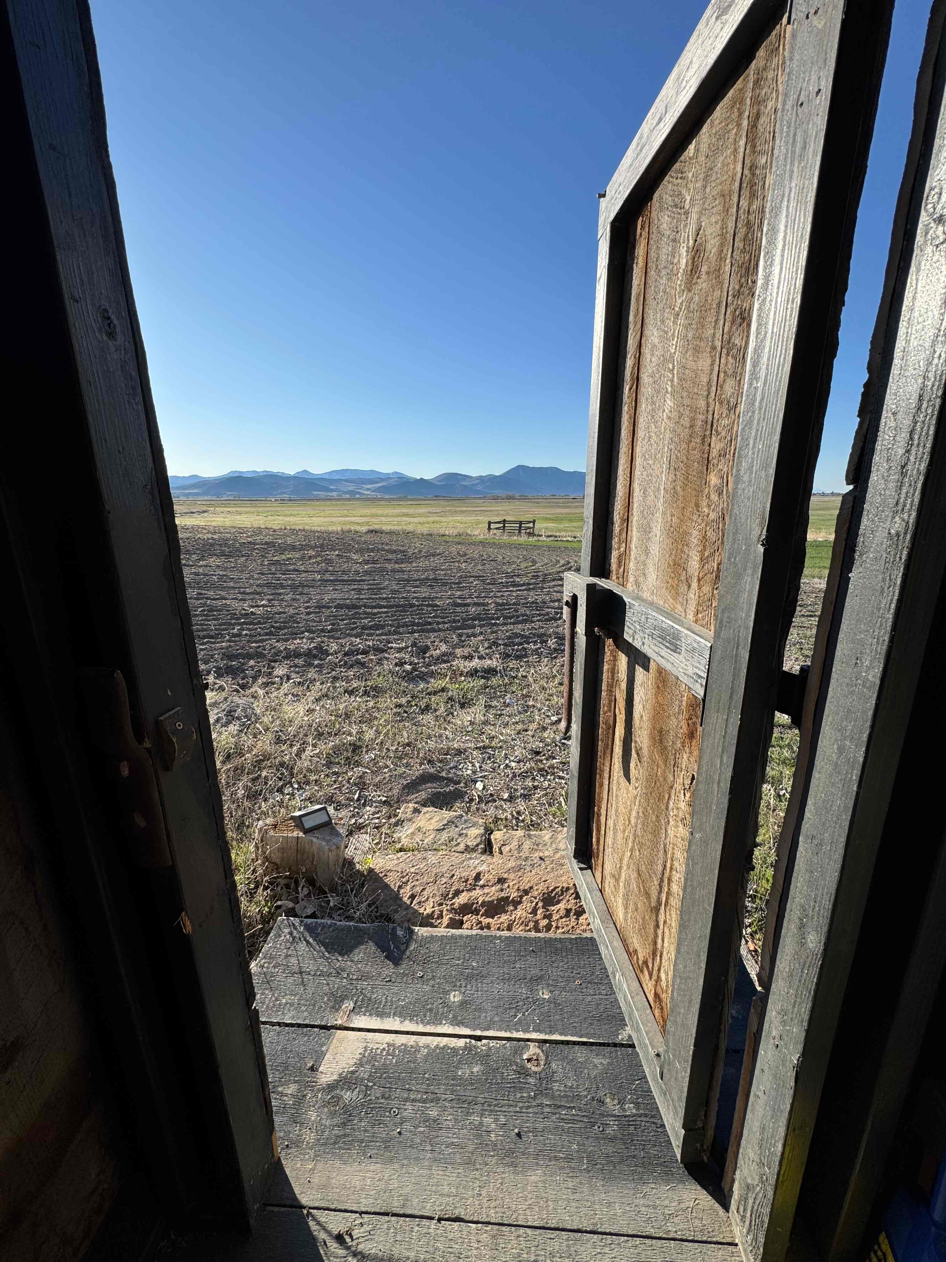 View from the outhouse