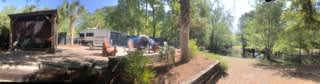 Site 1 was perfect for our 20’ camper + a ten person tent! 