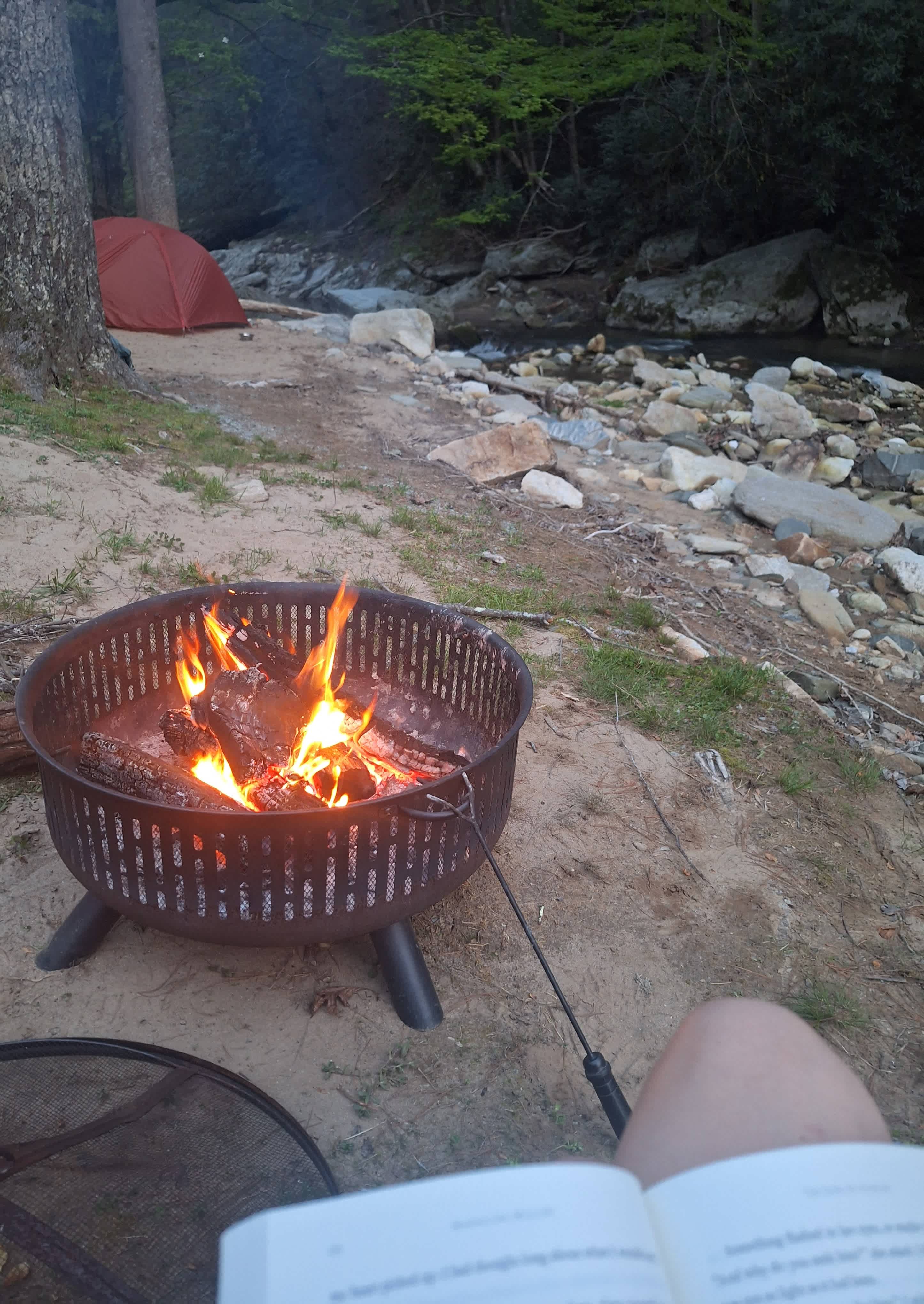 joyville, camping site on elk creek