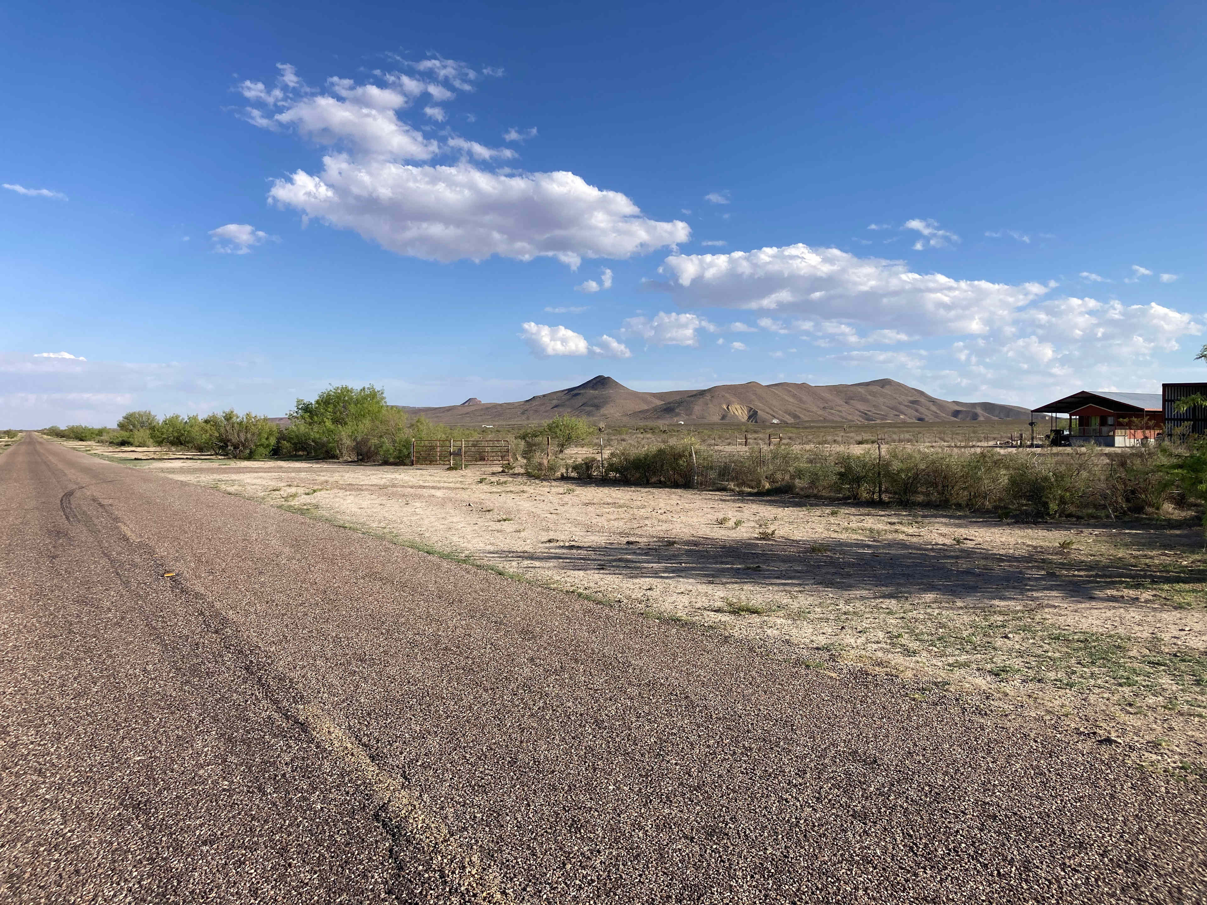 Property on the right as you approach from Van Horn